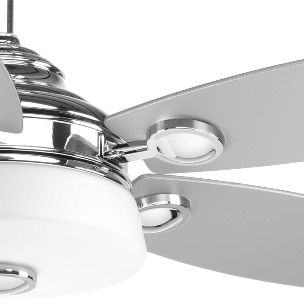 Progress Lighting Graceful Collection 54-in Ceiling Fan with LED Light and Reversible Blades (54-in) cmyzo