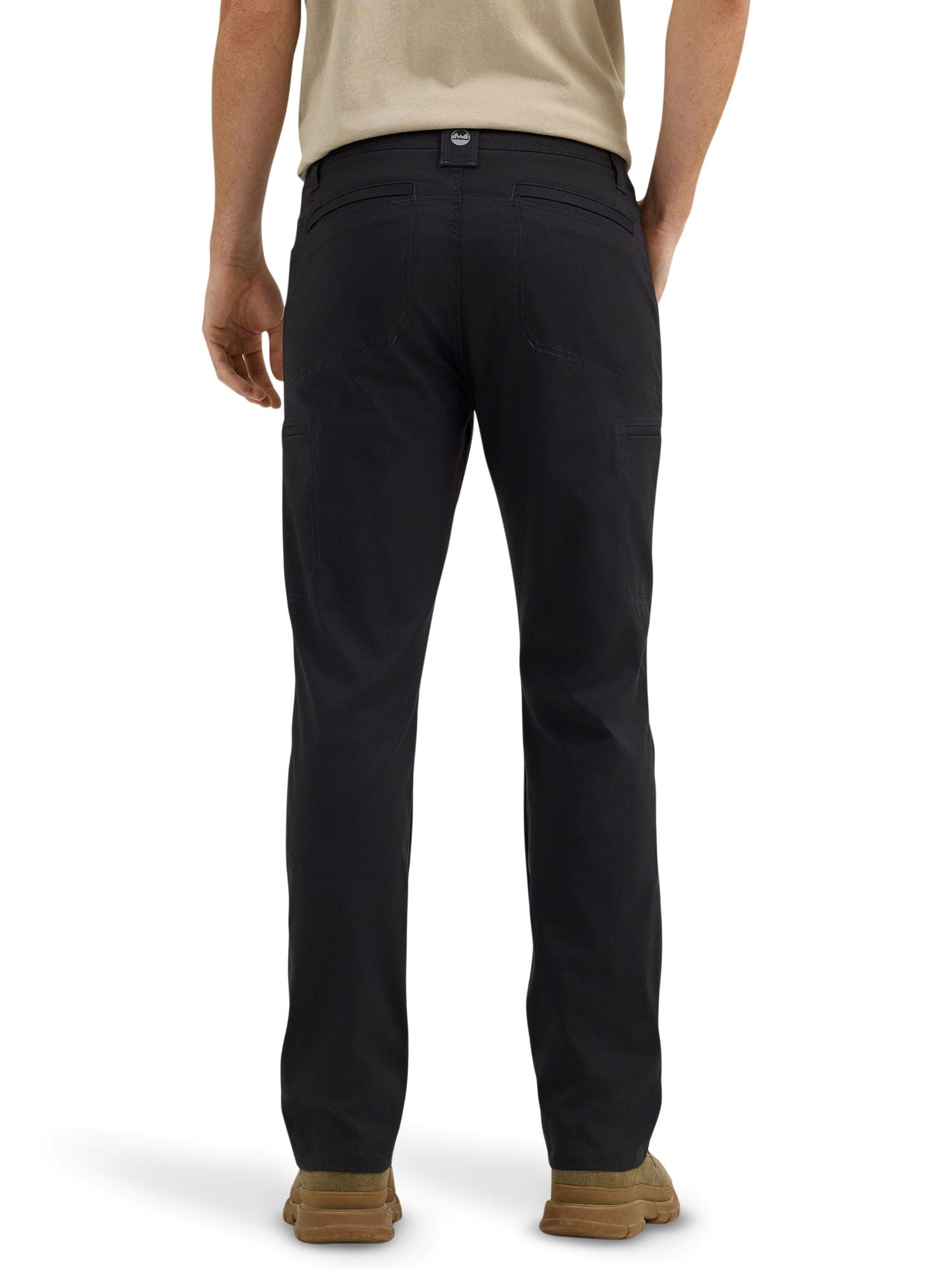 Wrangler Men's Outdoor All Terrain Cargo Pants with UPF 50+ Protection (Black) s3w2y