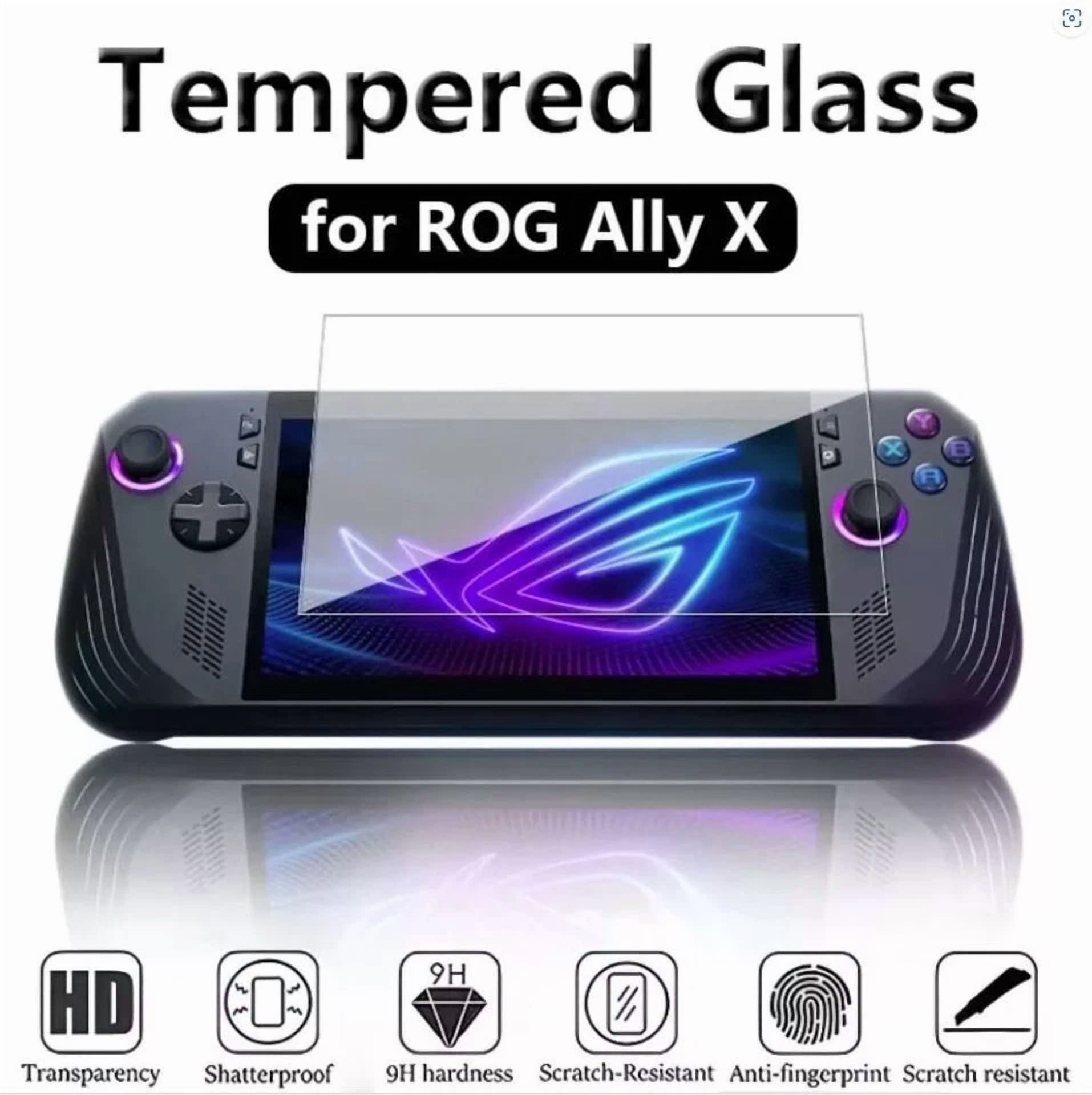 YANI Tempered Glass Screen Protector for Asus ROG Ally X 2024 and ROG Ally 2023 (2-Pack) a90c1
