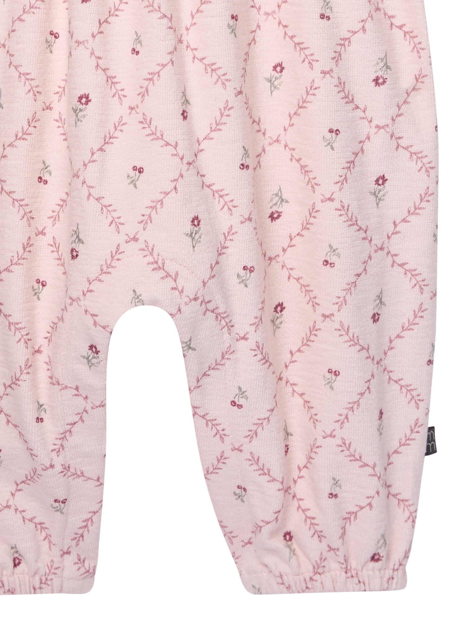 Modern Moments by Gerber Baby Girl Long Leg Romper with Ruffle Detail (White, 0-24 Months) 2nytr