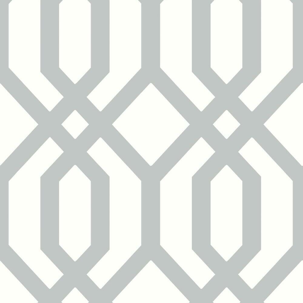 RoomMates Gazebo Lattice Peel and Stick Wallpaper (Blue, 20.5 in x 16.5 ft) 9reau