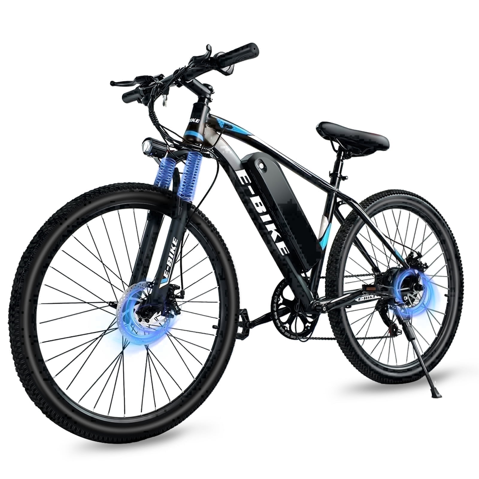 Setohet 26 in Electric Bike for Adults, High-Torque 1200W Peak Motor, 7-Speed Commuter E-Bike (Black, 26 in) xbs59