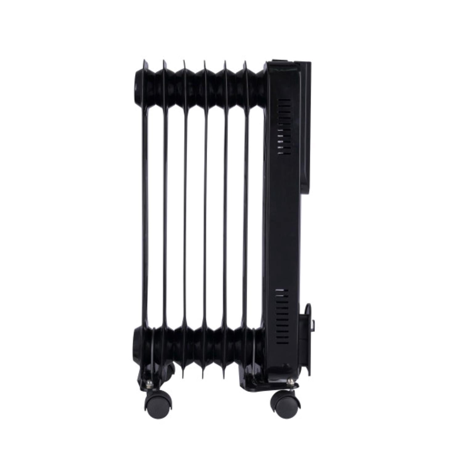 Perfect Aire 1500W Digital Oil Filled Space Heater with Adjustable Thermostat (Black, 14.3 in x 9.4 in x 23.6 in) k3kx8