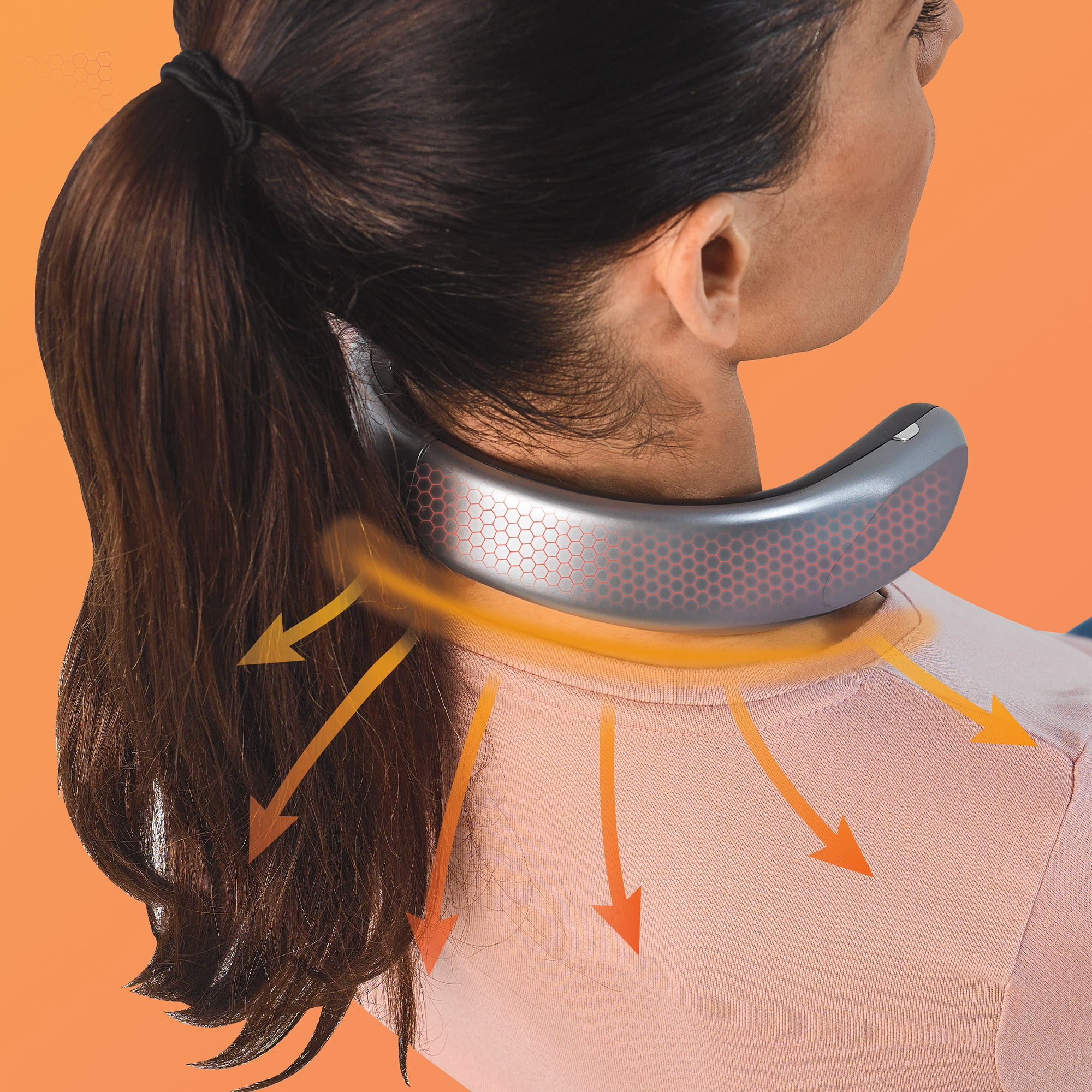 Handy Heater Freedom Wearable Personal Neck Heater (4 Heat Settings, Rechargeable) 1lzif