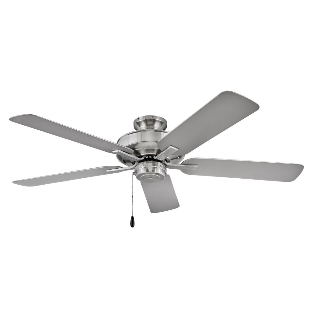 Hinkley Lighting 52 Inch 5 Blade Ceiling Fan (Brushed Nickel, 52 in) 7e82r