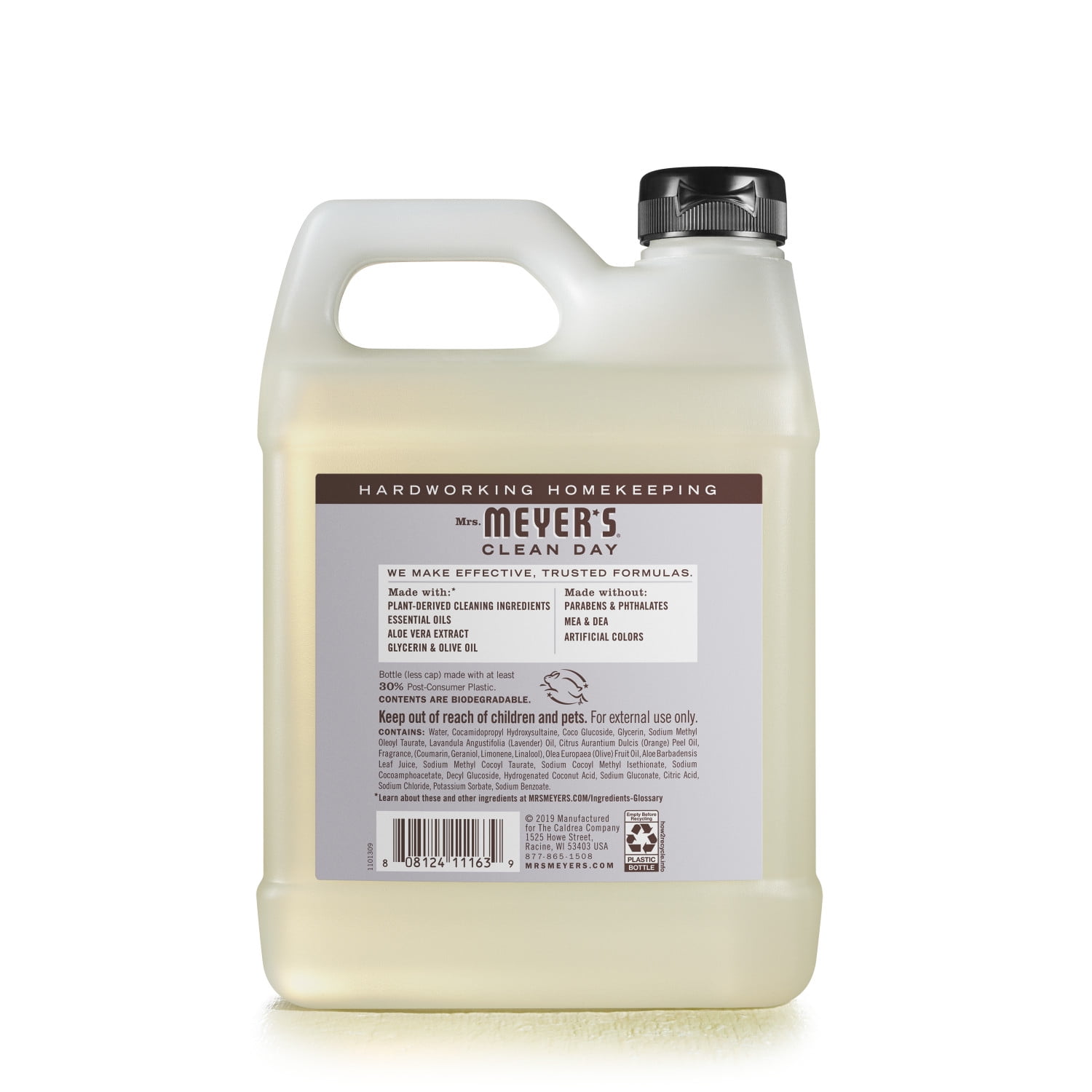 Mrs. Meyer's Clean Day Liquid Hand Soap Refill, Lavender Scent, Moisturizing Formula (4 Pack, 33 fl oz) y8a41