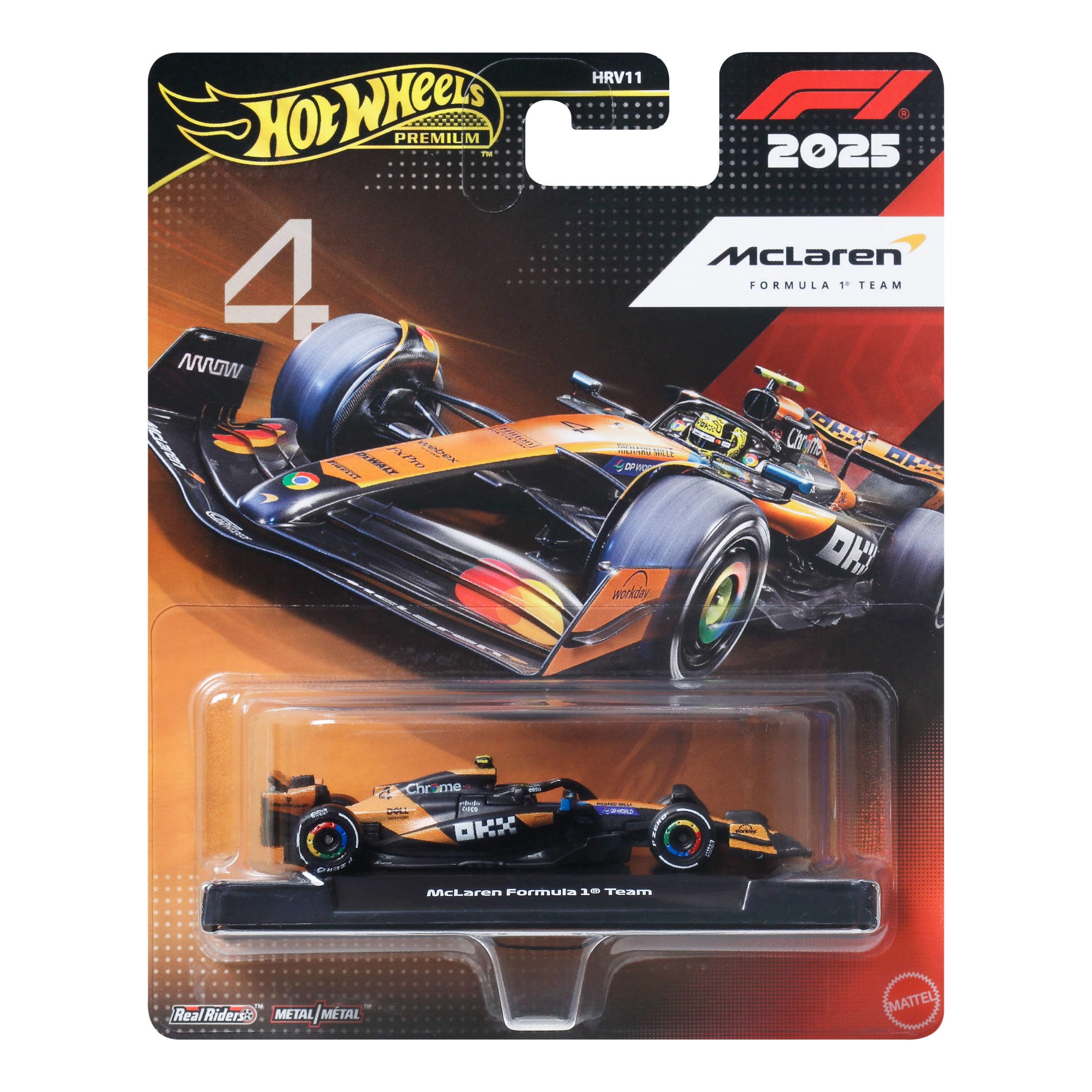 Hot Wheels Premium Die-Cast Formula 1 Collectible Race Car (1:64 Scale, 1 Car) dised