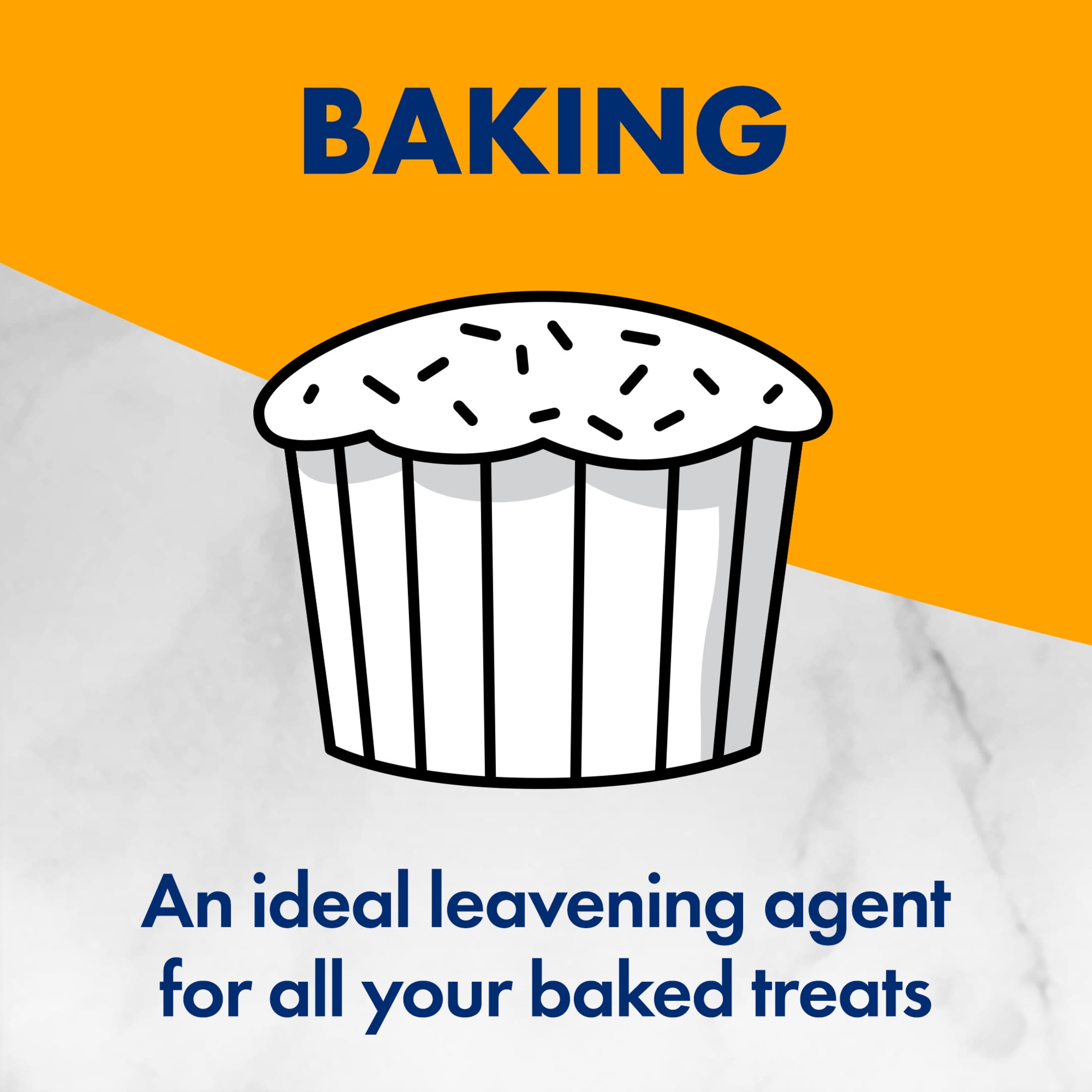 ARM & HAMMER Baking Soda, Multi-Purpose Pure Sodium Bicarbonate Powder (White, 10.8 lb) 6m71y