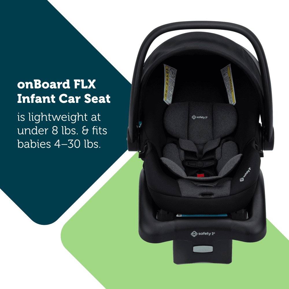 Safety 1st Turn and Go 360° Rotating Modular Travel System (Black, 4-30 lbs) z34fj