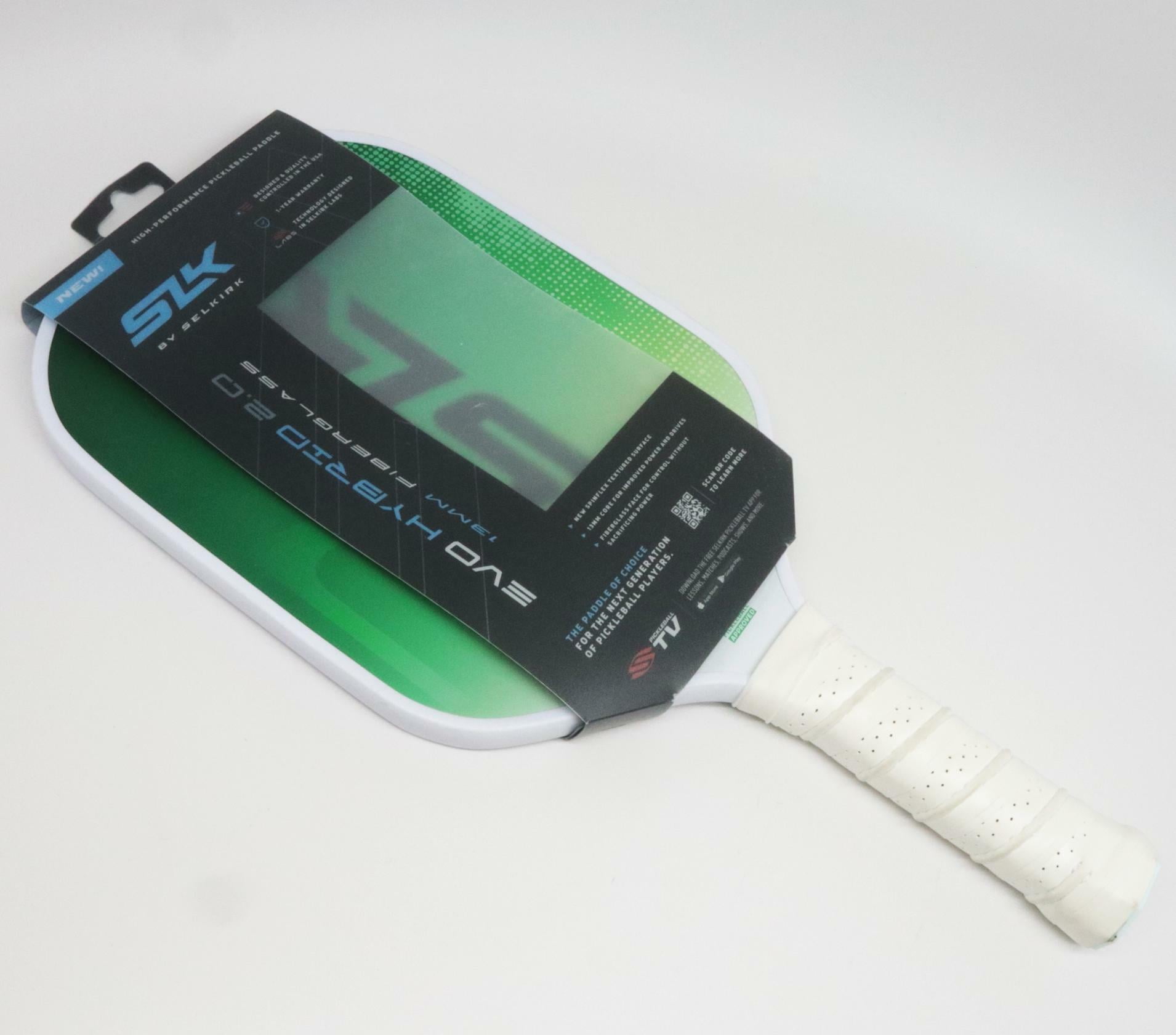SLK by Selkirk Evo Hybrid Pickleball Paddle (Green, XL) sahe6
