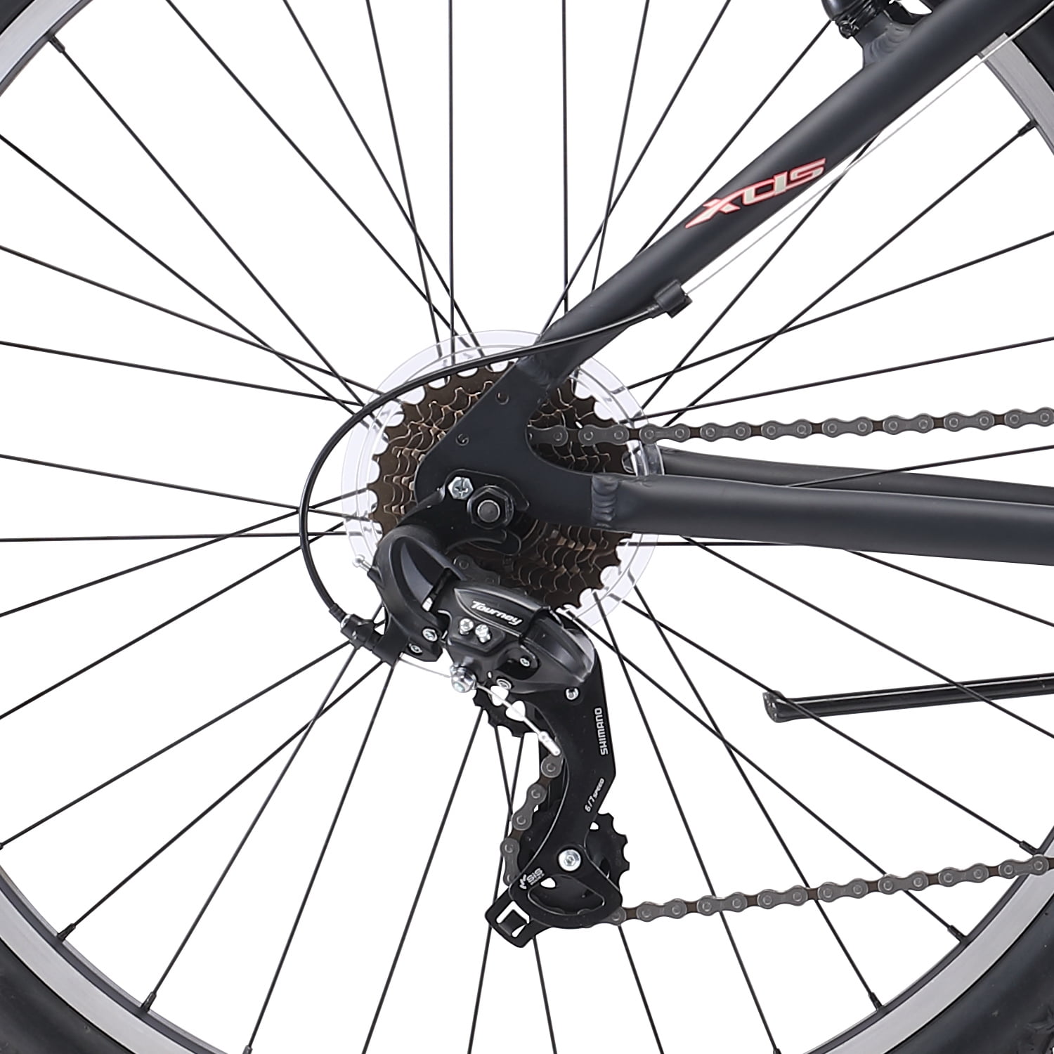 XDS Traveler Mountain Bike, 21-Speed Aluminum Frame, All-Terrain Performance (Matt Black, 26 in) p5tvc
