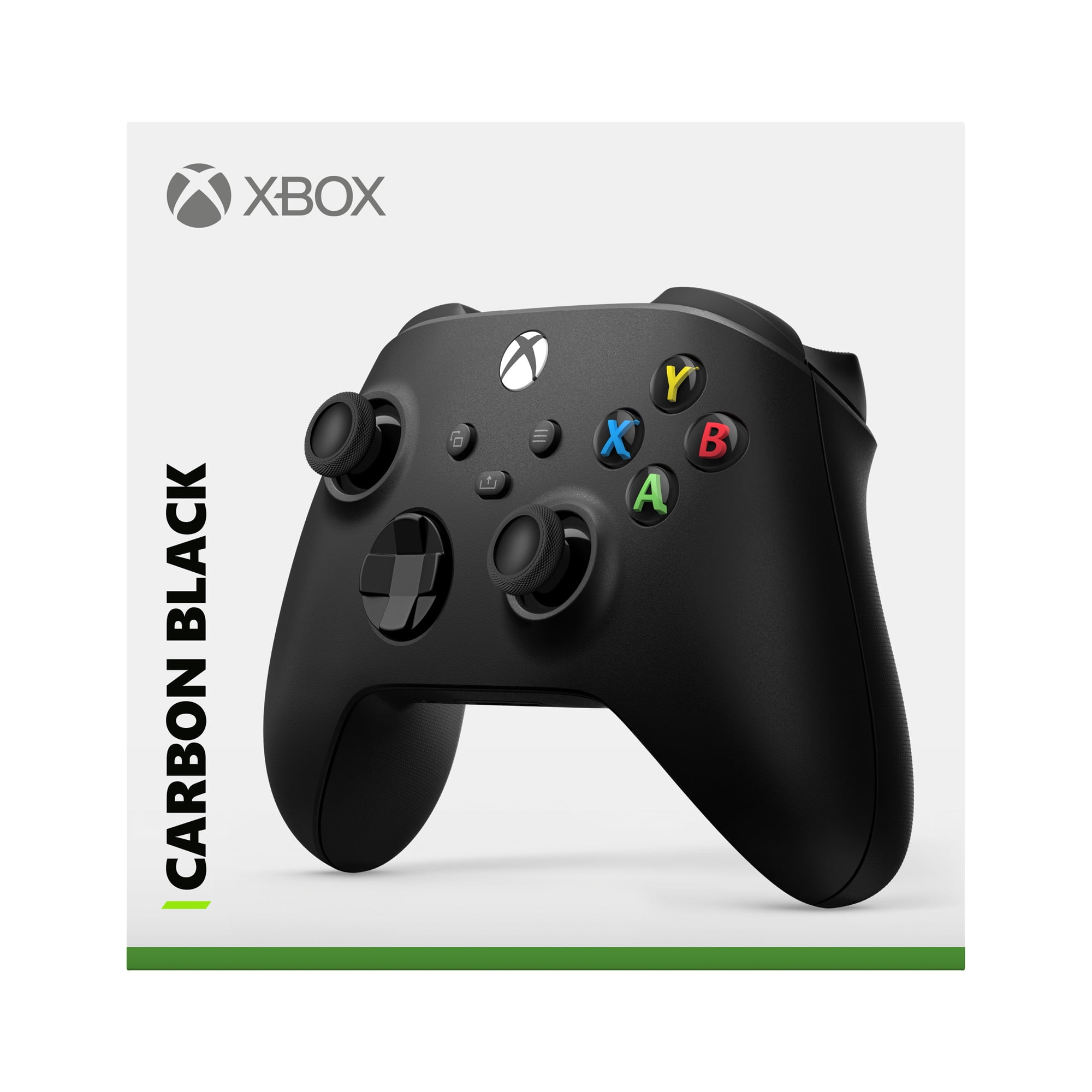 XBOX Wireless Controller Carbon Black for Series X|S, One, and PC (Carbon Black, 1 Count) 0fqdw