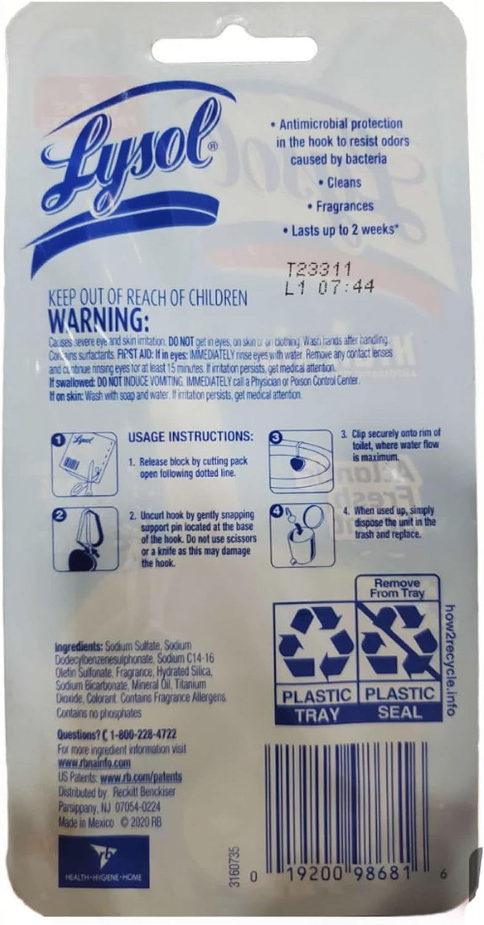 Lysol Kitchen Pro Antibacterial Cleaner Spray, Grease-Cutting Formula (Atlantic Fresh, 22 fl oz, Pack of 3) r82h4