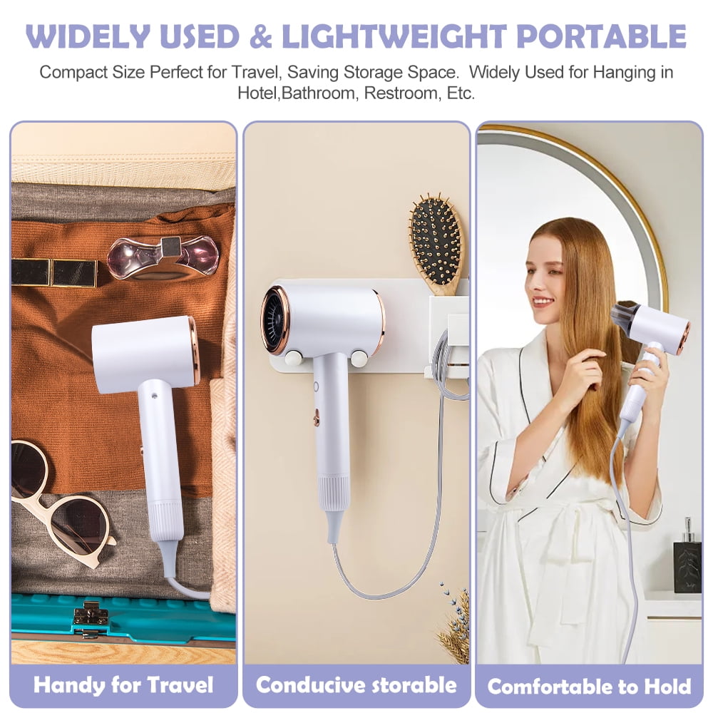 YUANYE Ionic Hair Dryer, Professional High-Speed Blow Dryer with Negative Ion Technology (White, 0.9 lb) v5y7q