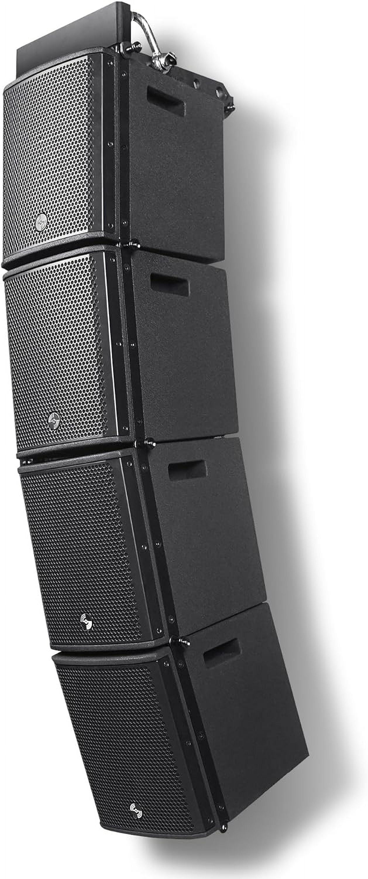 Sound Town ZETHUS Series Powered Line Array System with DSP and Flying Frame (4-Speaker Set, 17.1 lbs per unit) o841b