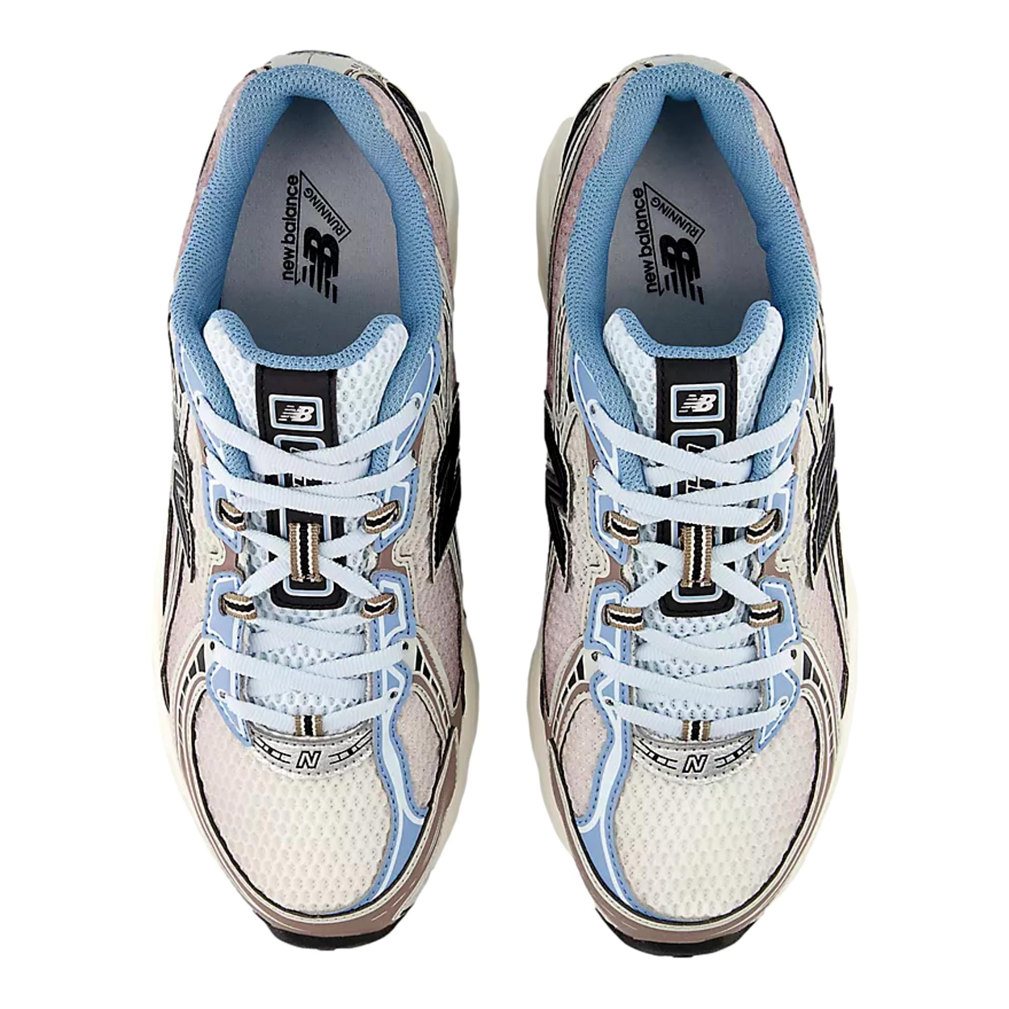 New Balance 740 Lifestyle Sneakers Breathable Mesh and Synthetic Upper (White/Brown, 9 US Men) 8eg5p