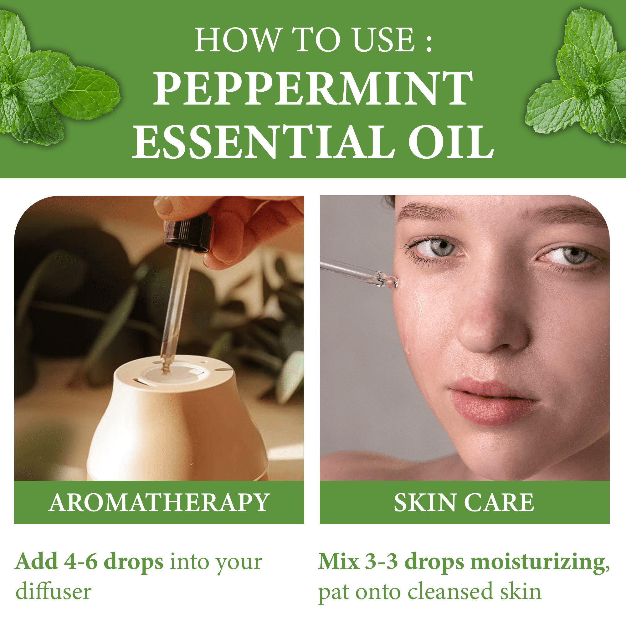 Organic Way Peppermint Essential Oil (1 fl oz) yv7xc