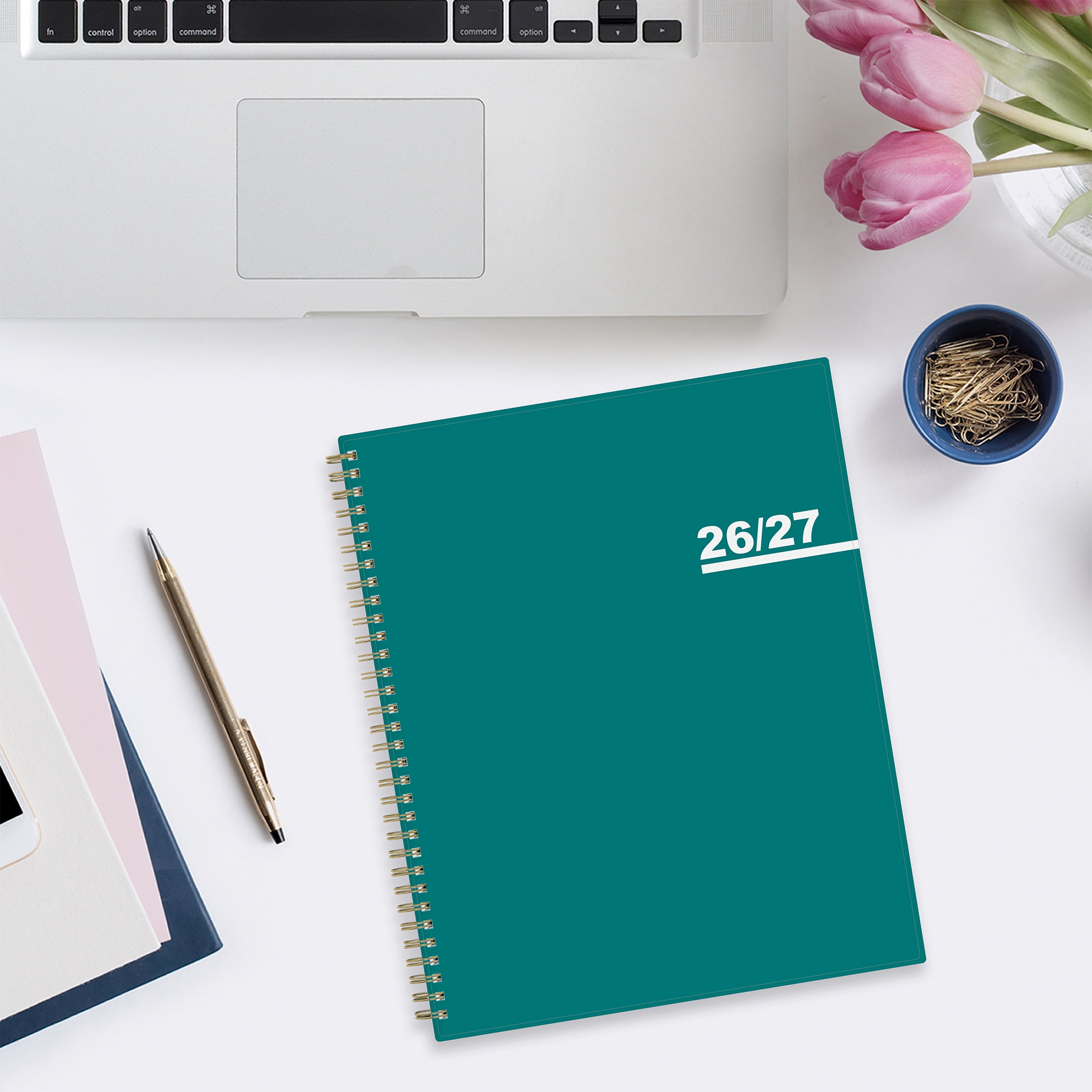 Pen+Gear 15-Month Academic Planner, Monthly and Weekly Layout, Professional Organizer (Teal, 8.5 in x 11 in) xyqgg
