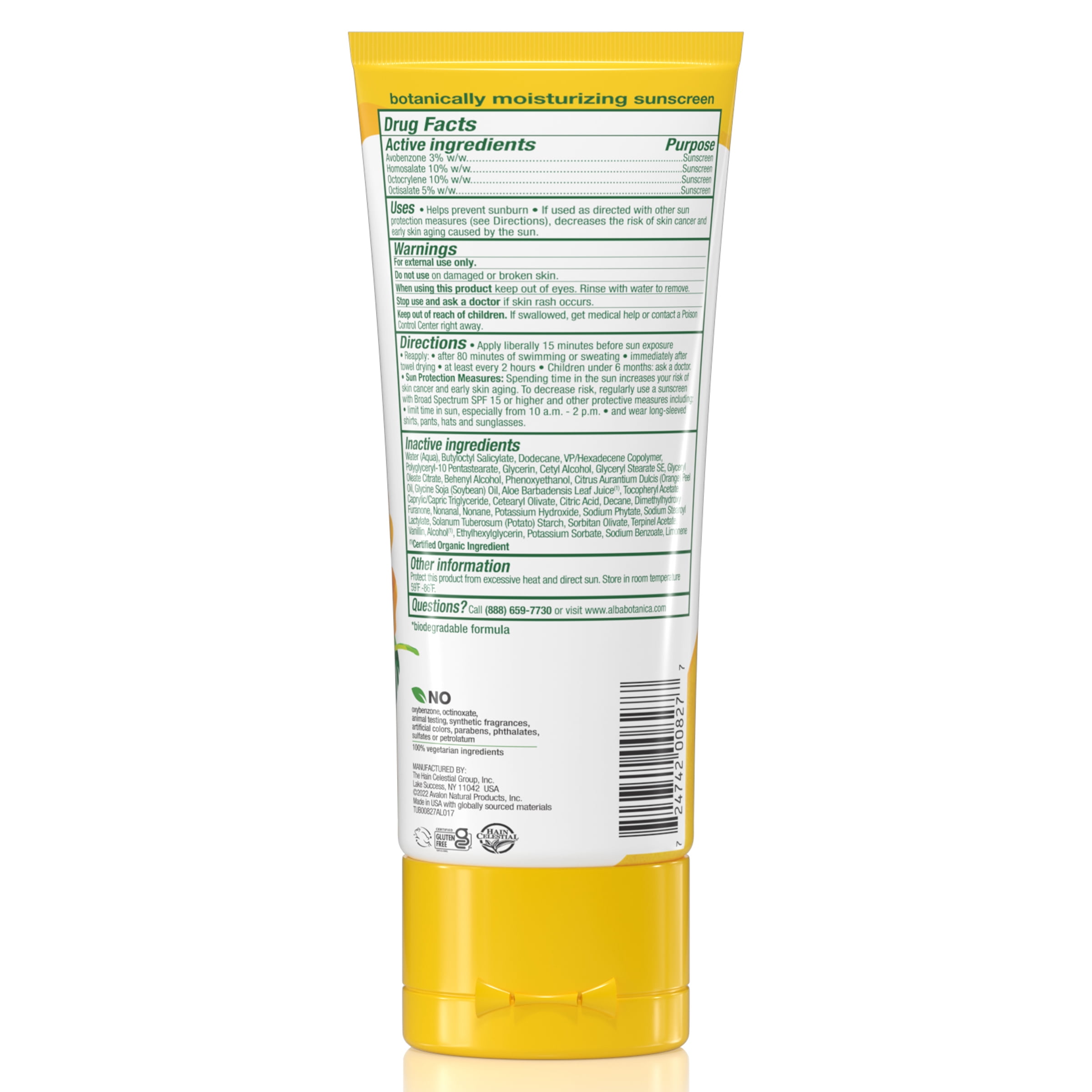 Alba Botanica Hawaiian Sunscreen Lotion SPF 50 Broad Spectrum (Island Vibe, 3 fl oz) rdwrk