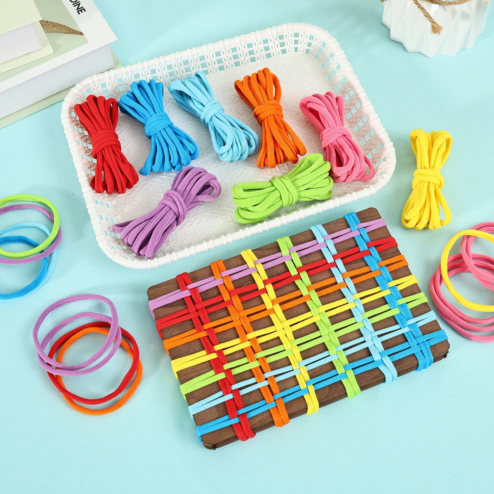 Keyohome Potholder Weaving Loom Refill Loops (800 Pieces, 8 Colors, 7 in) 34a0m