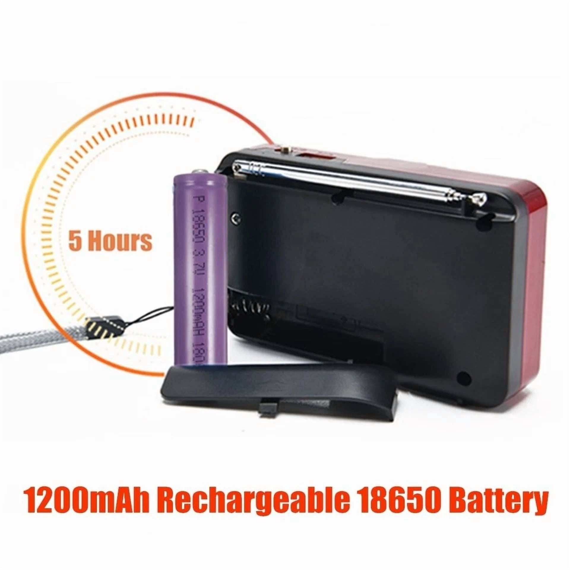 YANI Portable Digital Radio and MP3 Music Player with FM Tuner (Black, 1 Pack) buo9j