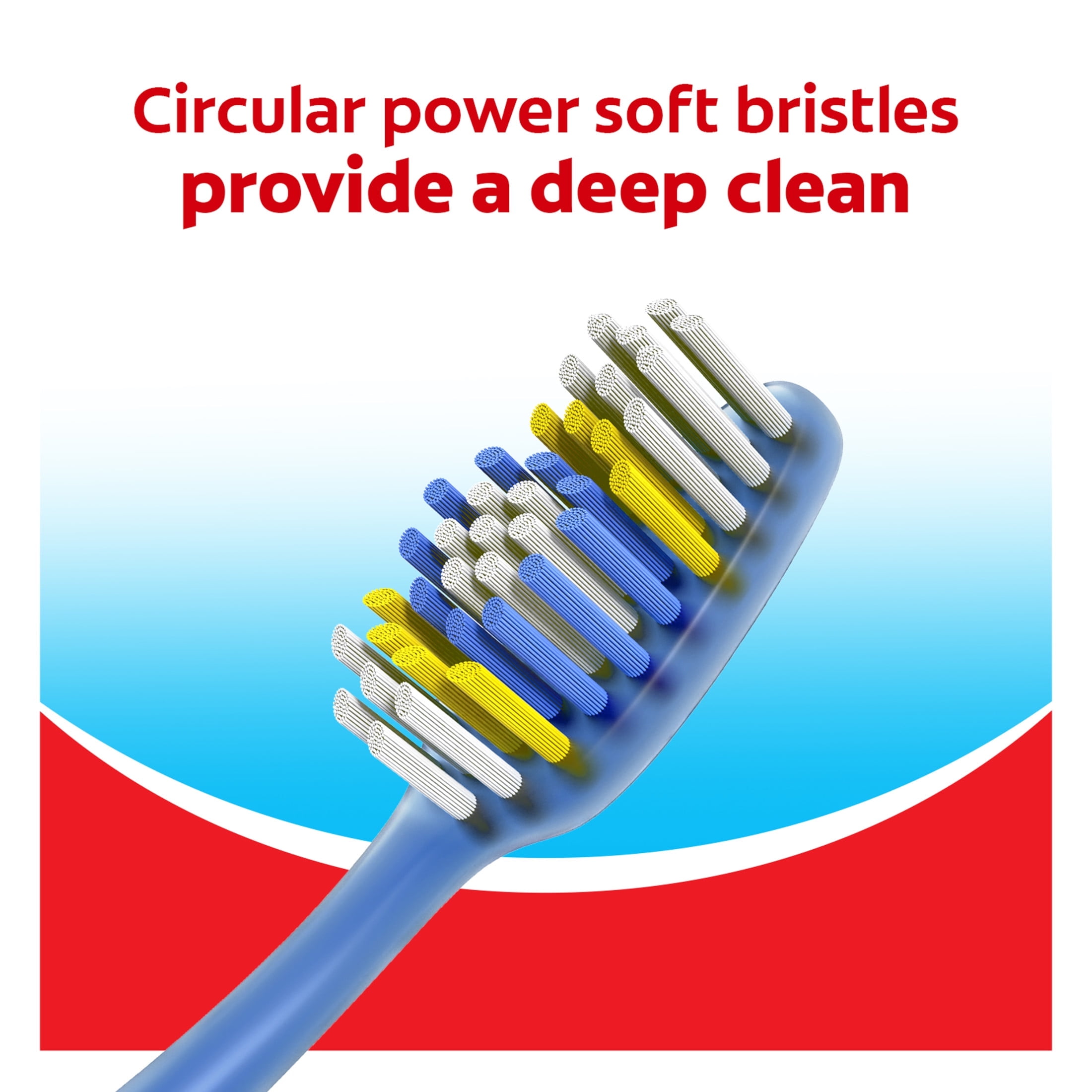 Colgate Extra Clean Full Head Toothbrush, Soft Bristles (Blue, 1 Count) wzs39