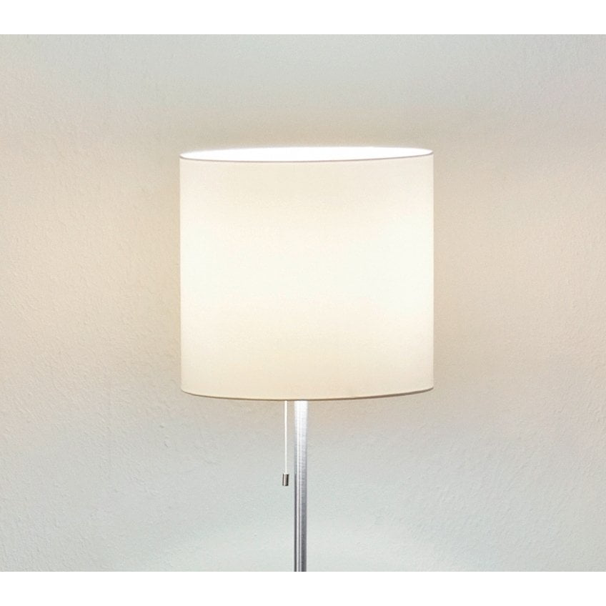 EGLO Sendo One Light Floor Lamp with Linen Shade (Aluminum, 60 in) 9zlar