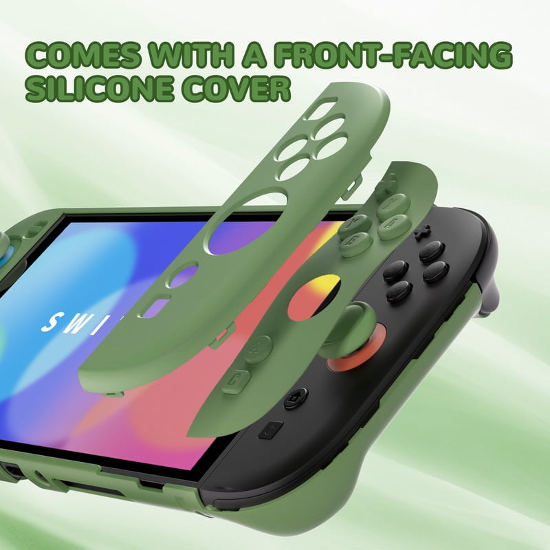 PlayVital Hard Shell Case for Nintendo Switch 2 (Matcha Green, 1 Pack) tzznp
