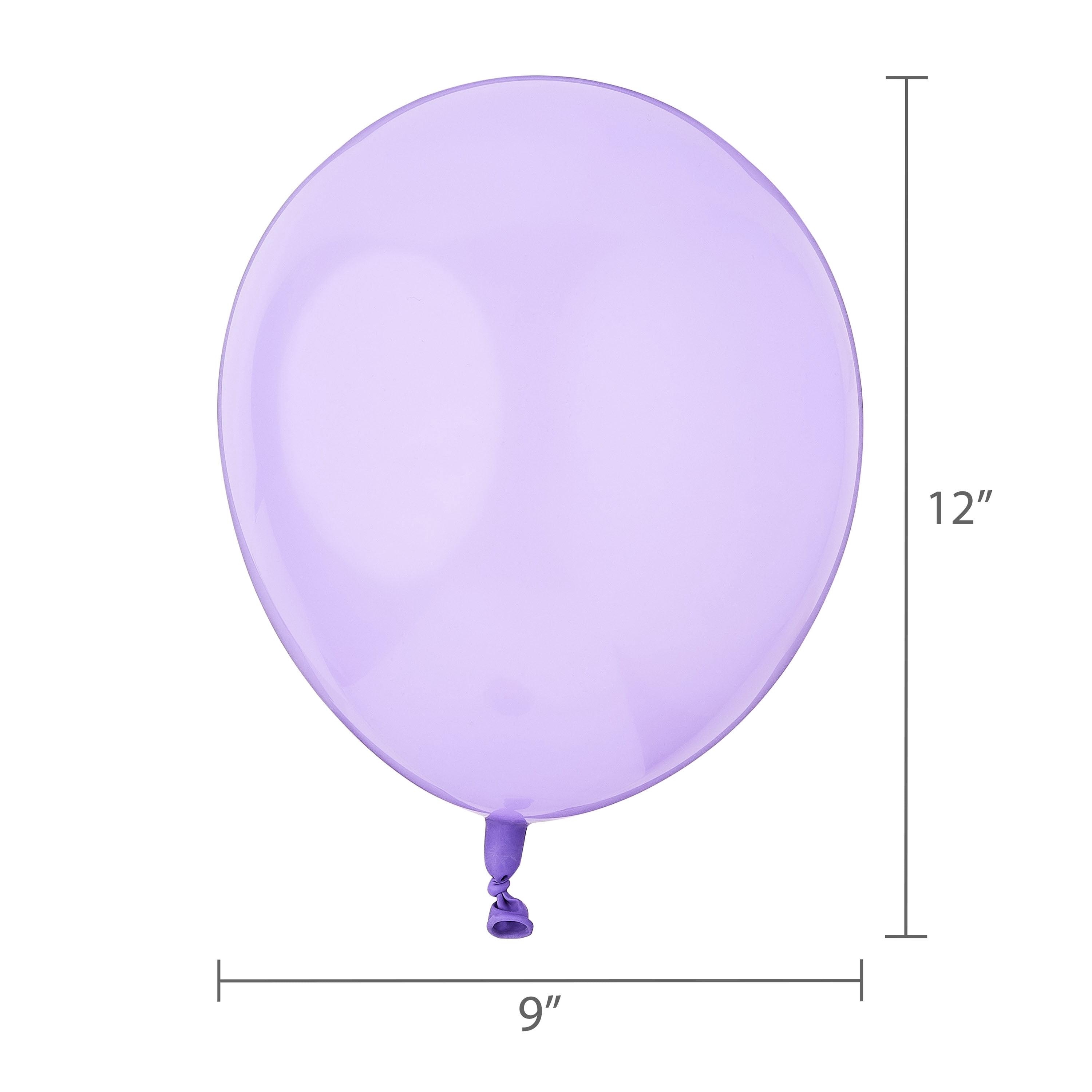 Way To Celebrate Latex Party Balloons, Vibrant Decorative Decor (Purple, 15 Pieces, 12 in) 0eawl
