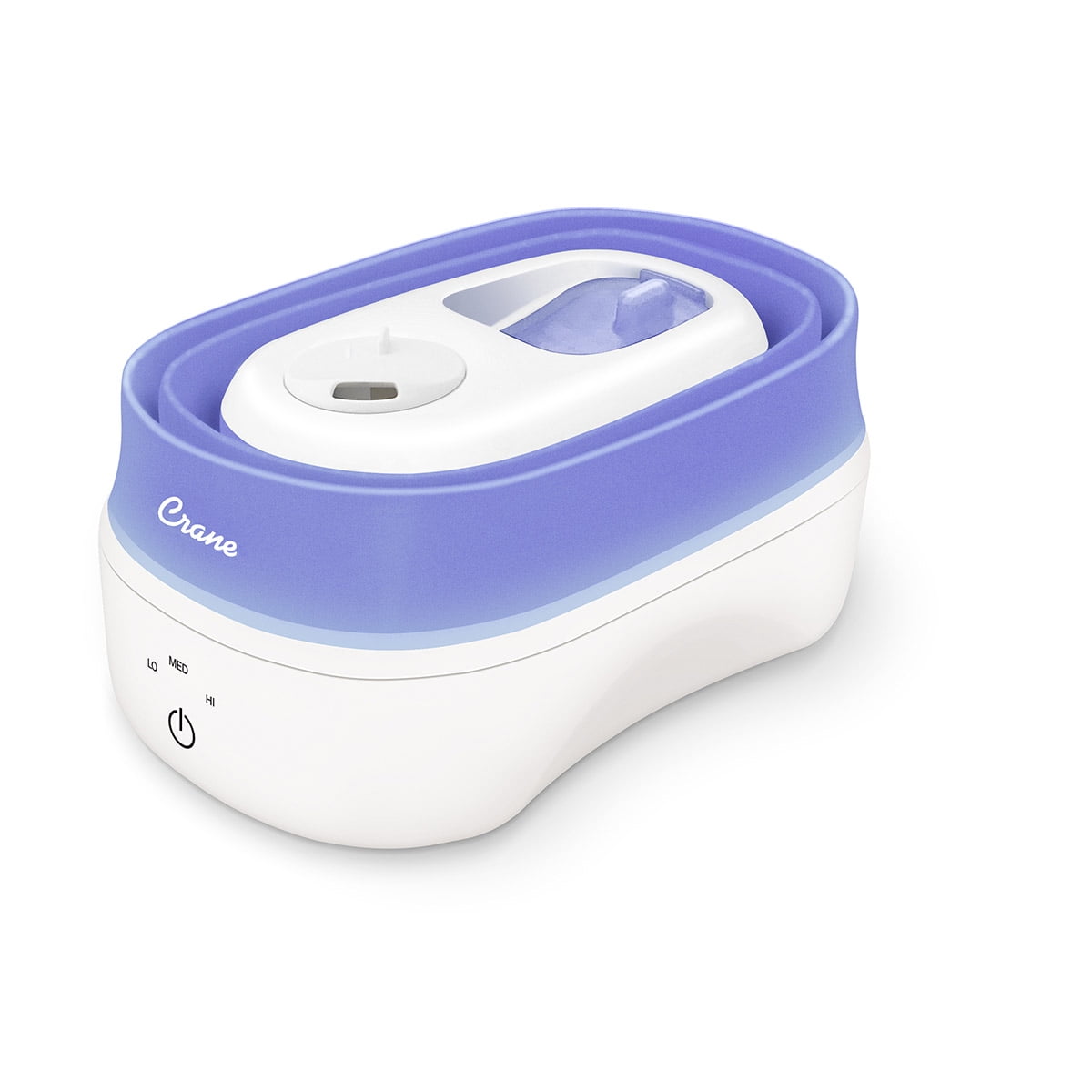 Crane Collapsible Cool Mist Humidifier, Portable Ultrasonic Air Moisturizer (Blue, 1 gal) ldb4j