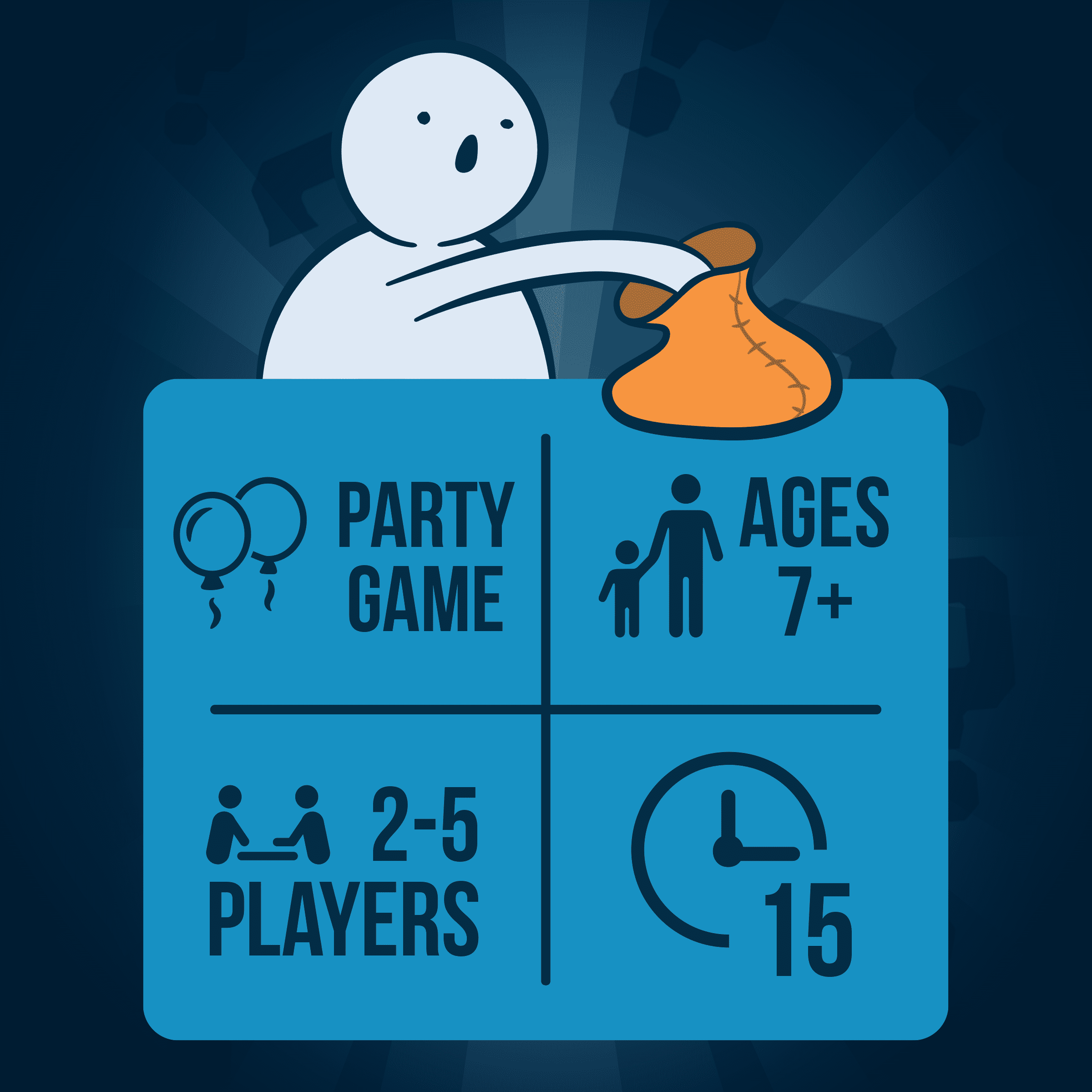 Exploding Kittens You Lying Sack Party Game (Blue, 2-5 Players) i5m43
