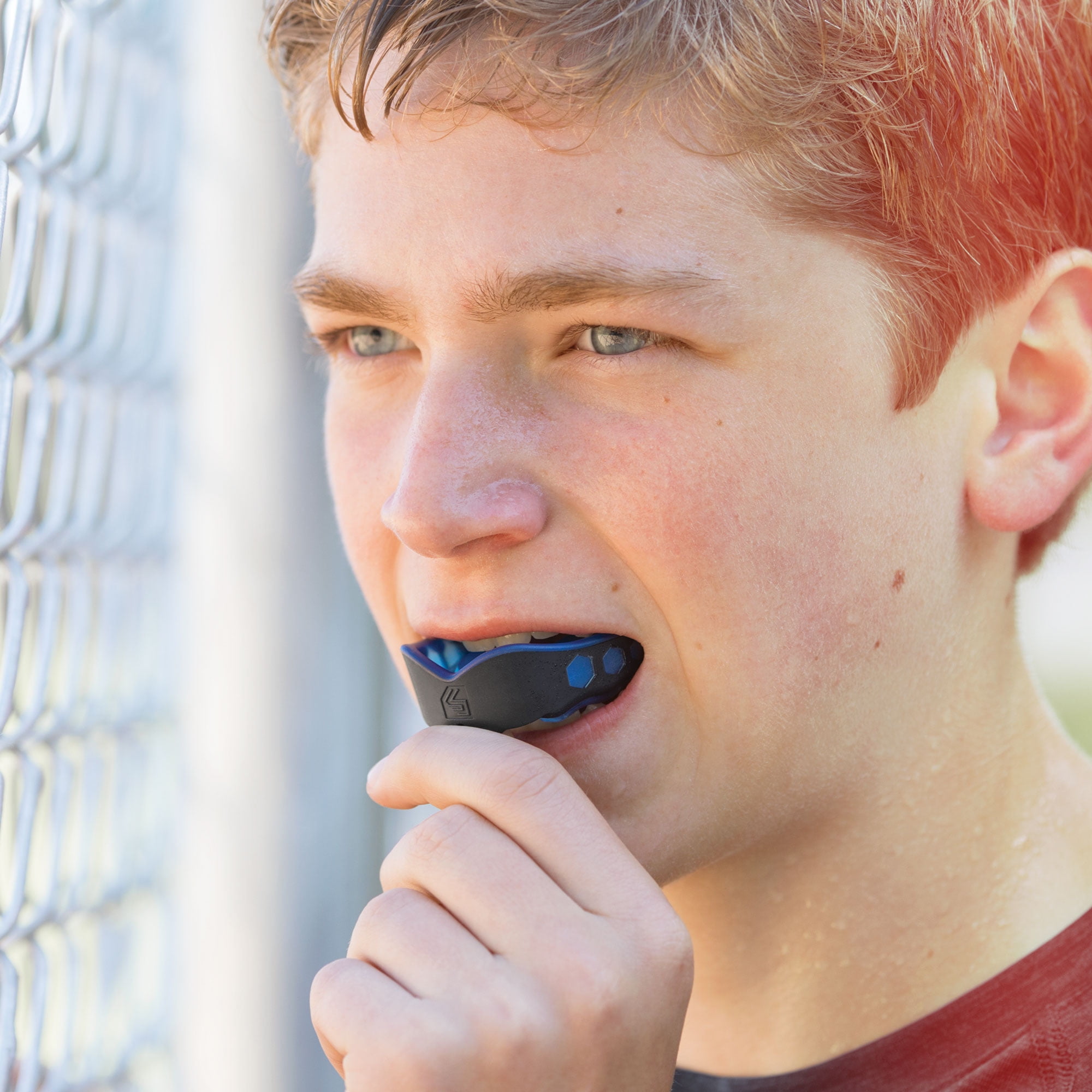 Shock Doctor Gel Max Mouthguard (Blue, Youth) trw0h