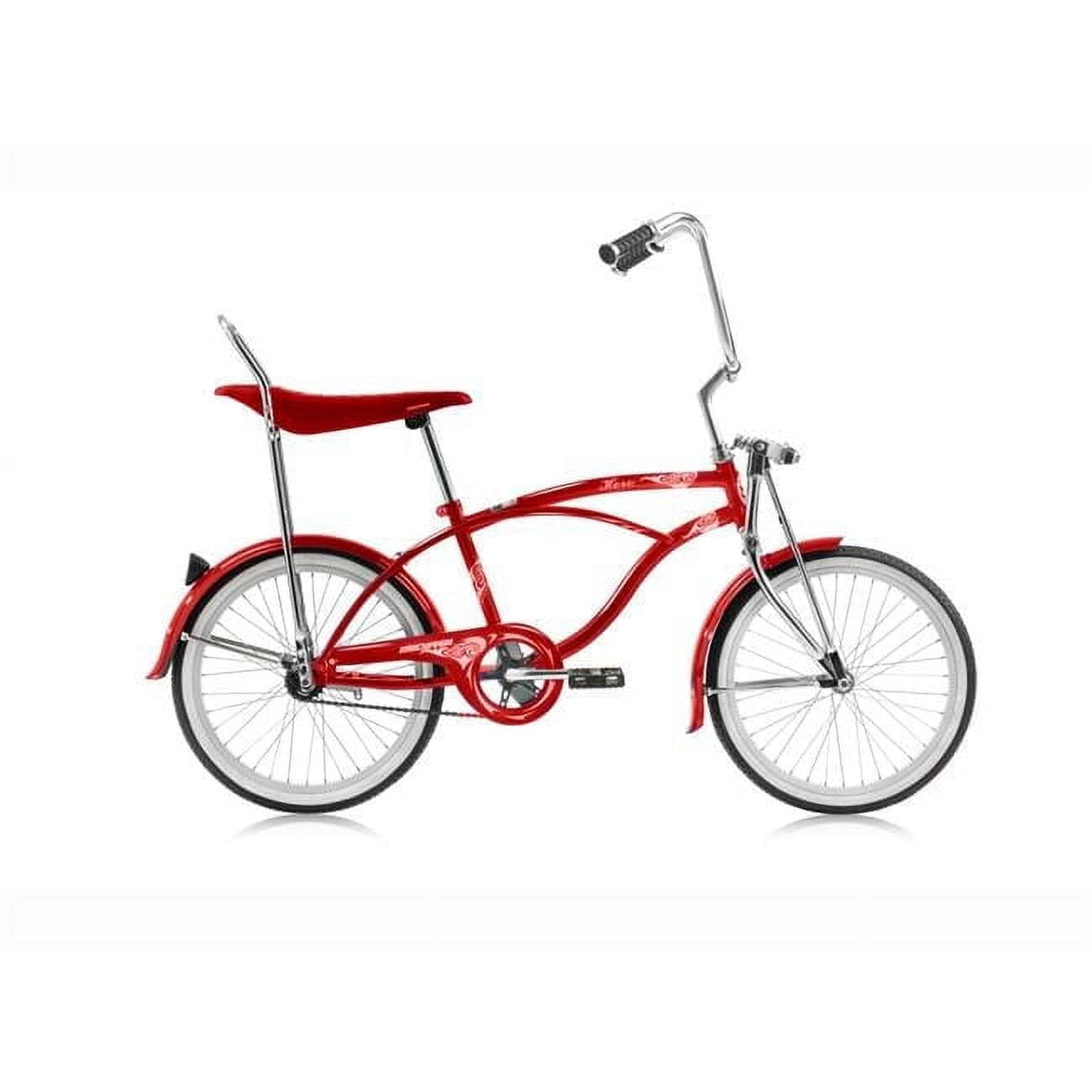 FastTackle Men's Cruiser Bike, Durable Hi-Ten Steel Frame, Retro Beach Style (20 in x 2.125 in) iqa5b