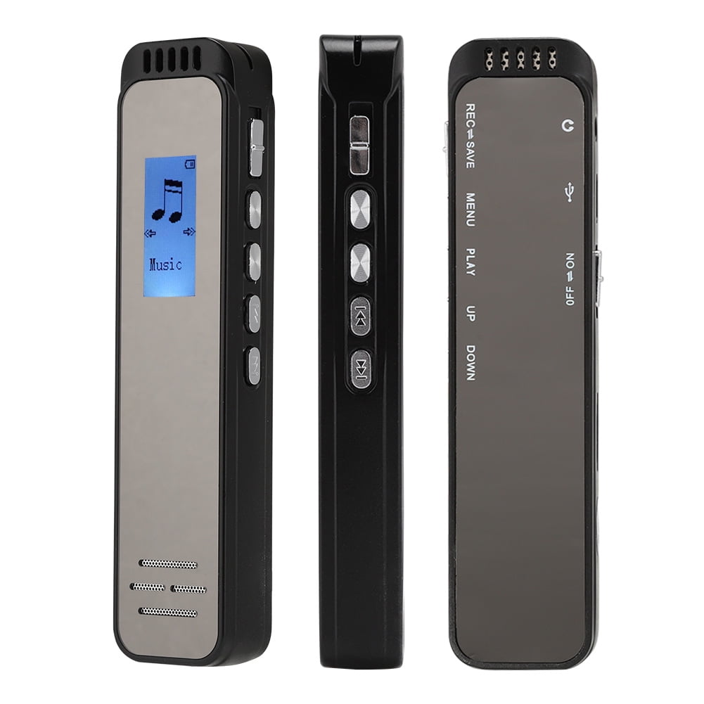 HQQGVVS Digital Voice Recorder, Portable Lossless Audio Recording Device with Password Protection and USB 2.0 (1 Unit) p4g4m
