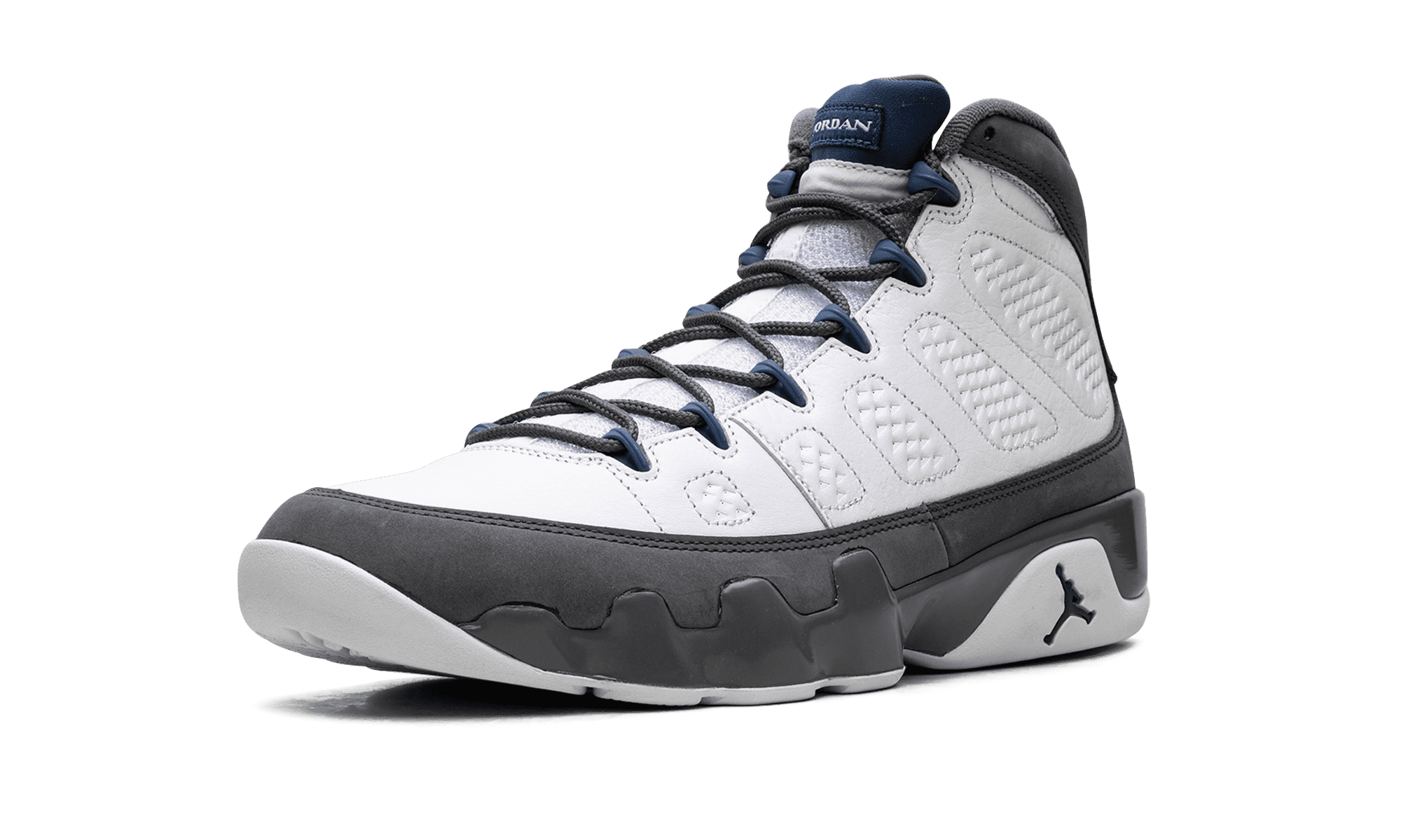 Jordan Air Jordan 9 Retro Basketball Shoes (Flint Grey/French Blue, Men's Size 10) kpimd