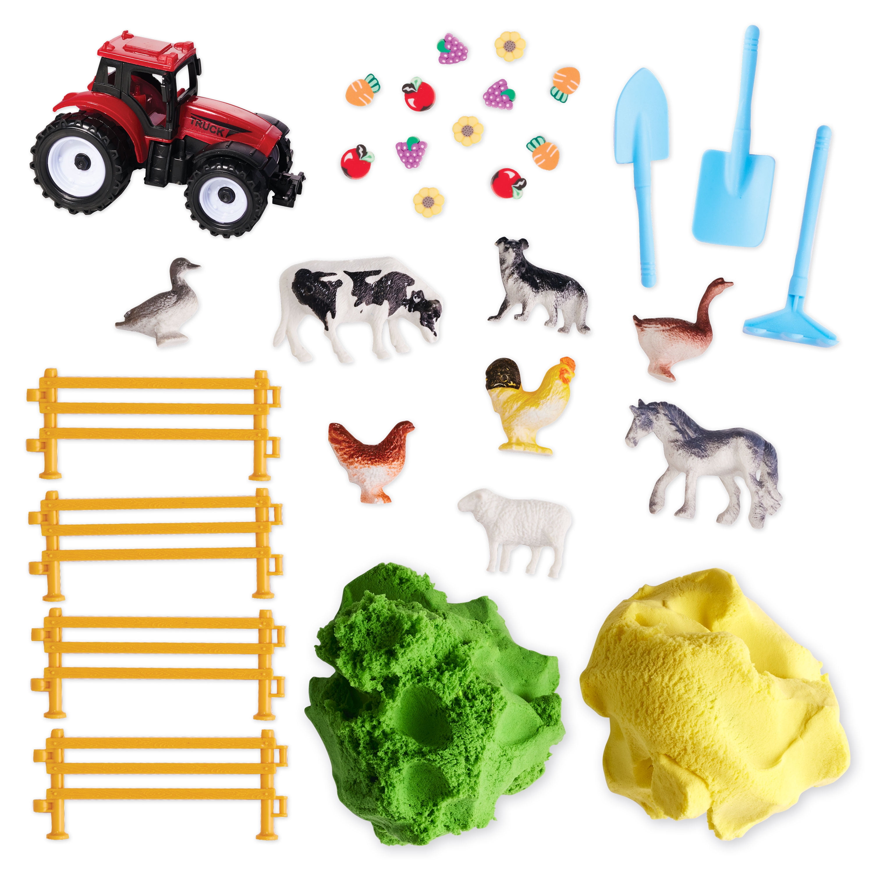Creativity for Kids Sensory Activity Kit Farm Animal Playset with Cloud Clay and Figurines (1 Set) l3l7a
