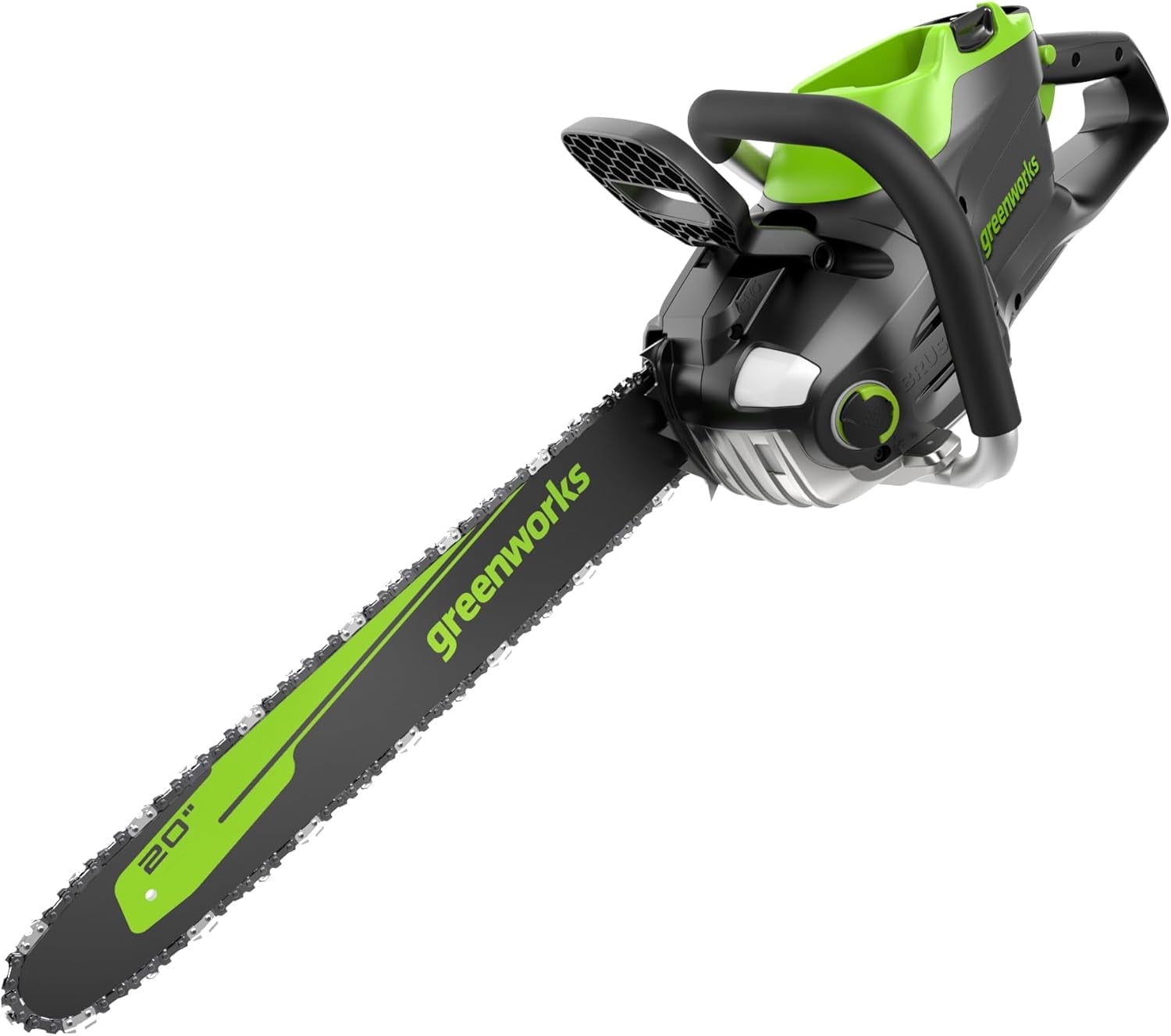 Greenworks 80V 20 in Brushless Cordless Chainsaw (High-Torque Power for Tree Felling and Pruning, Tool Only) h6gwx