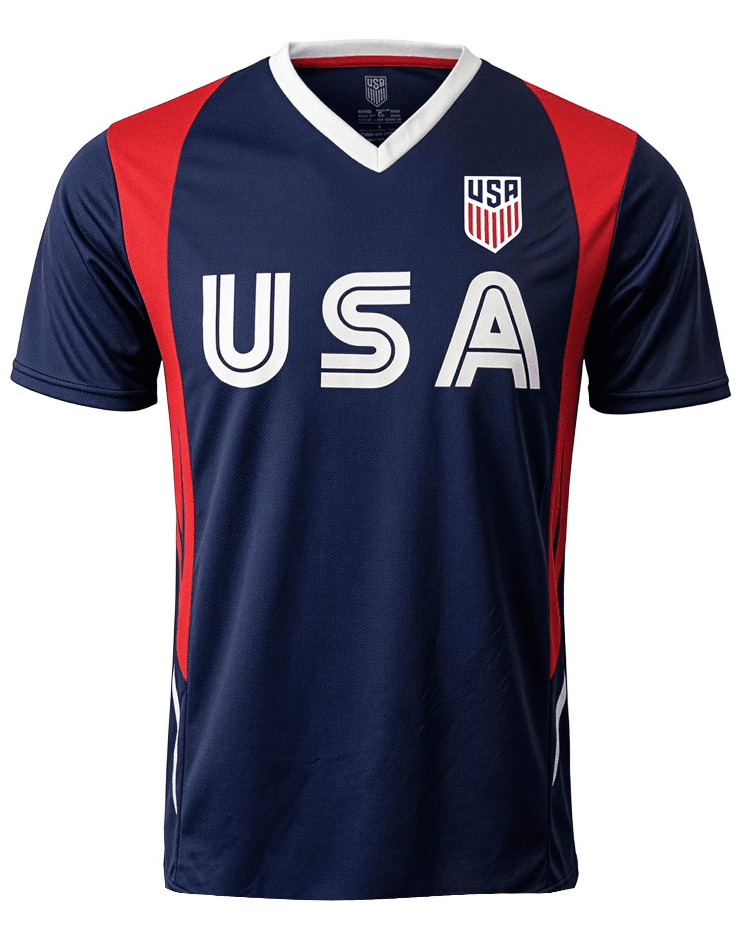Icon Sports USA Soccer Jersey (Navy, Youth Extra Small to Adult XXL) 4bujh