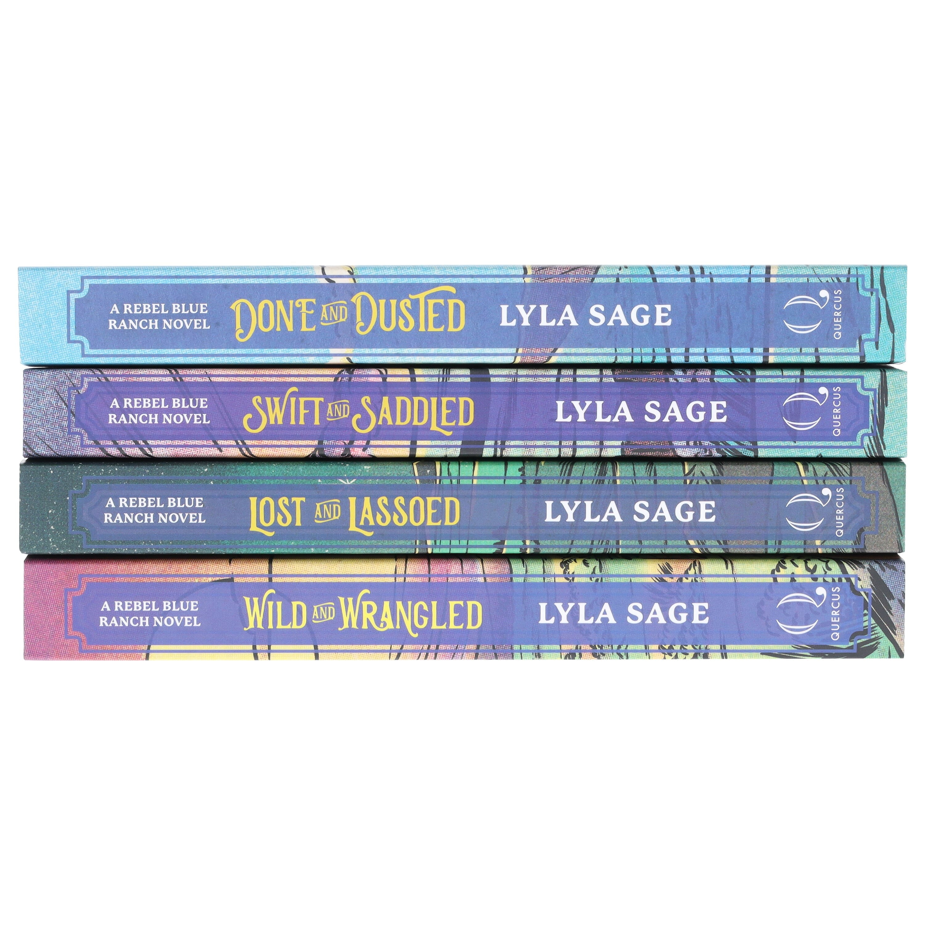 Lyla Sage Rebel Blue Ranch Series 4-Book Collection Set (Paperback, 4 Books) 47ve8