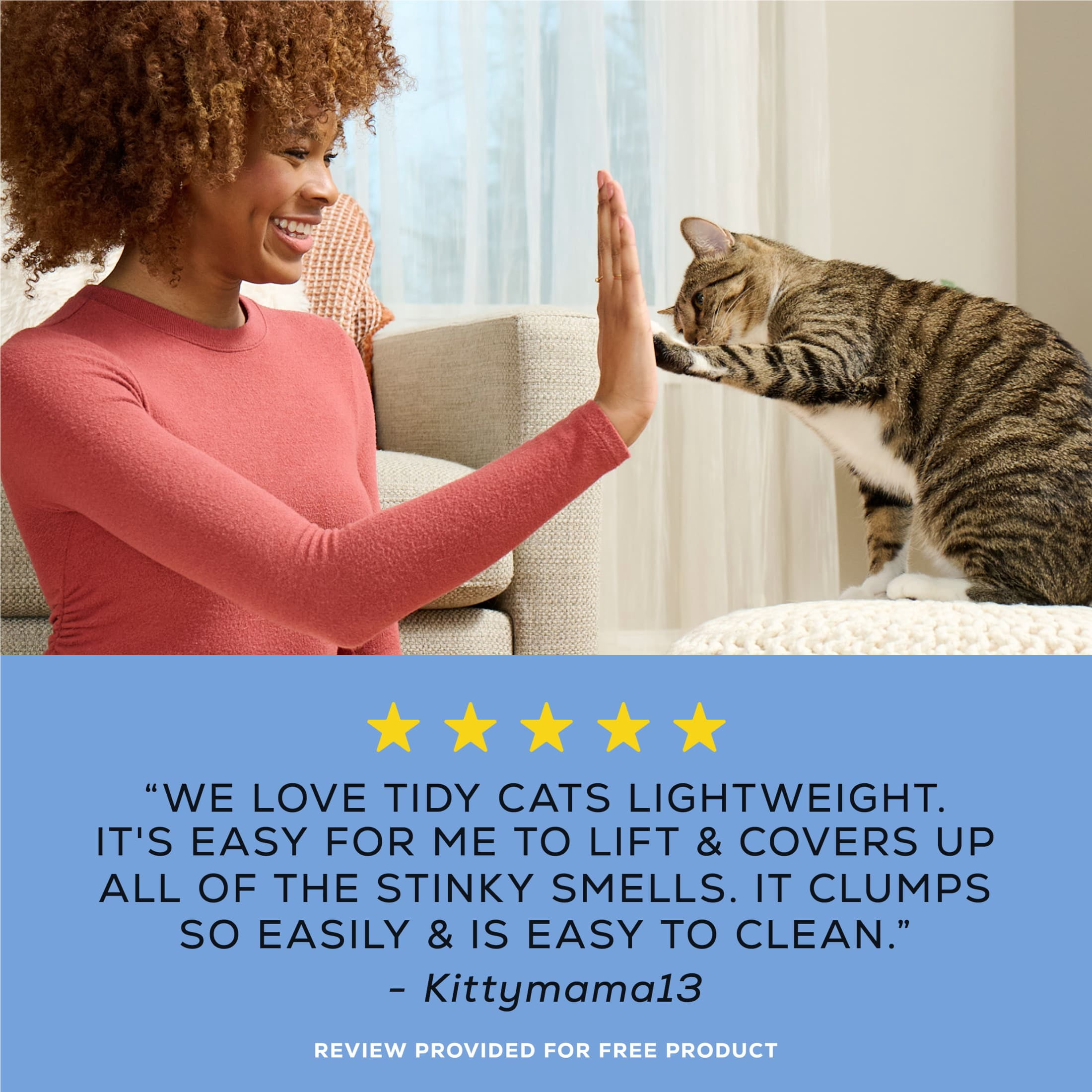 Tidy Cats Free and Clean Unscented Clumping Cat Litter (17 lb) y3te0
