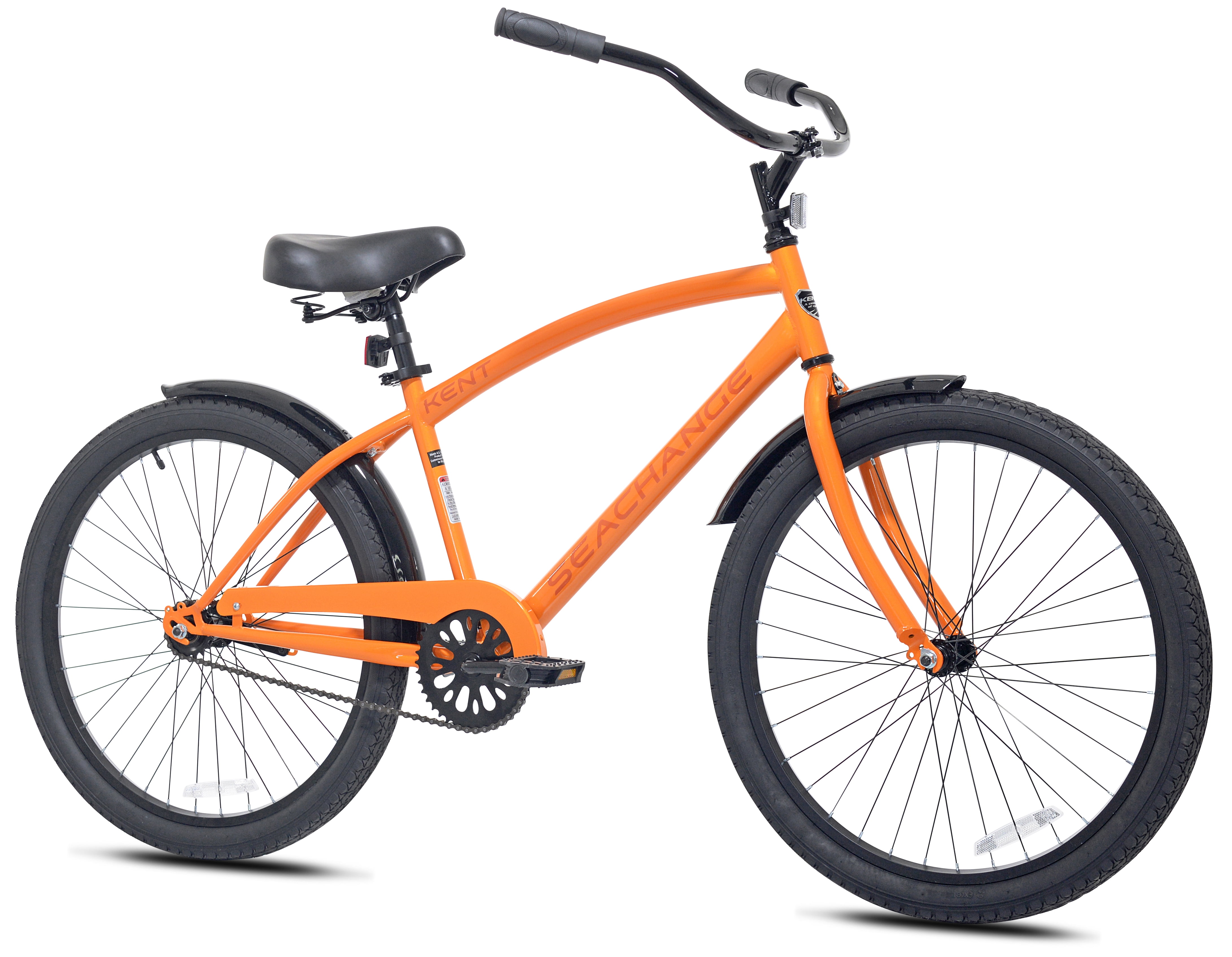 Kent Seachange Cruiser Bicycle (Orange, 24 in) h61bi