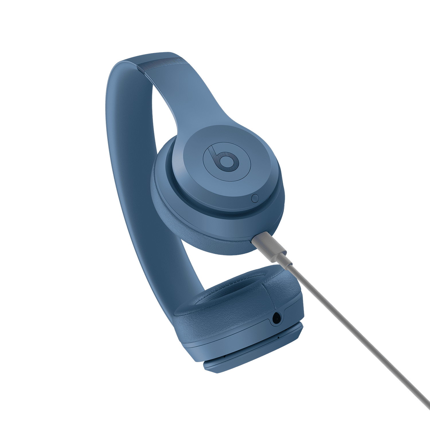 Beats by Dr. Dre Solo 4 Wireless On-Ear Headphones, Personalized Spatial Audio, High-Fidelity Sound (Slate Blue) d2led