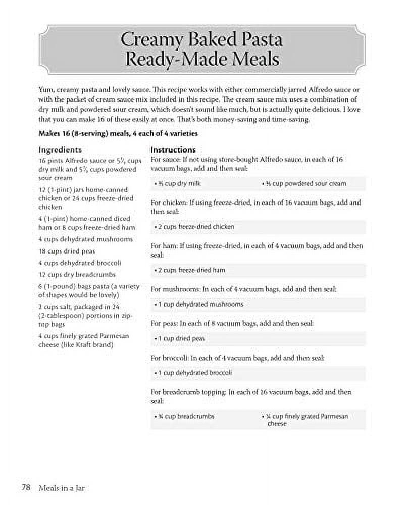 Julie Languille Meals in a Jar Cookbook: Quick and Easy Just-Add-Water Homemade Recipes (176 Pages) zcco0