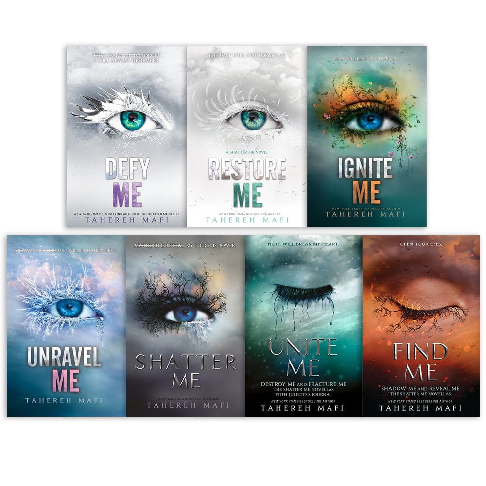 HarperCollins Shatter Me Series by Tahereh Mafi 7-Book Paperback Collection Set 34x8p