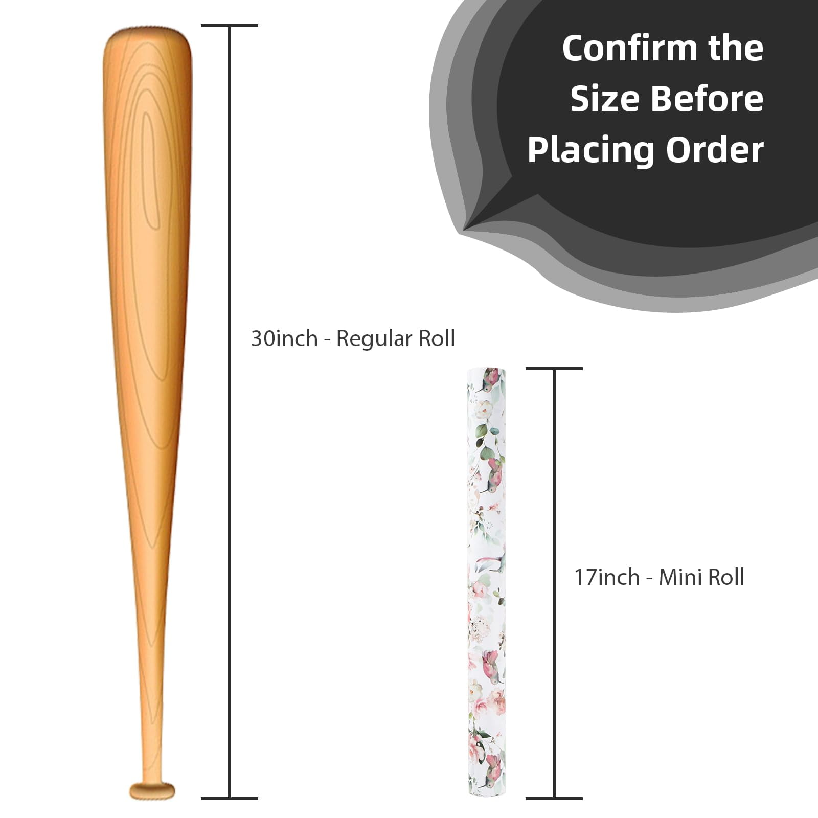 HOMERAL Floral Gift Wrapping Paper Roll - Romantic Pink Bird Design for Birthdays and Weddings (Pink, 17 in x 33 ft) mlgka