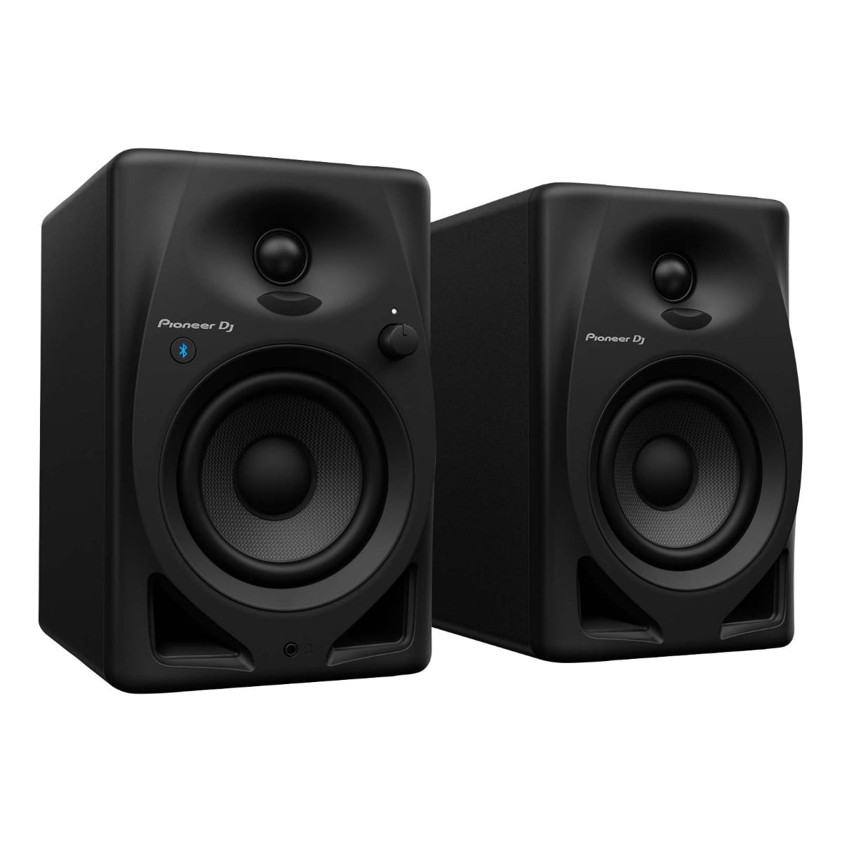 Pioneer PLX-500 Direct Drive Turntable and DM-40D-BT 4 in Desktop Monitor System (Black, 2-Piece Bundle) 9jgvj