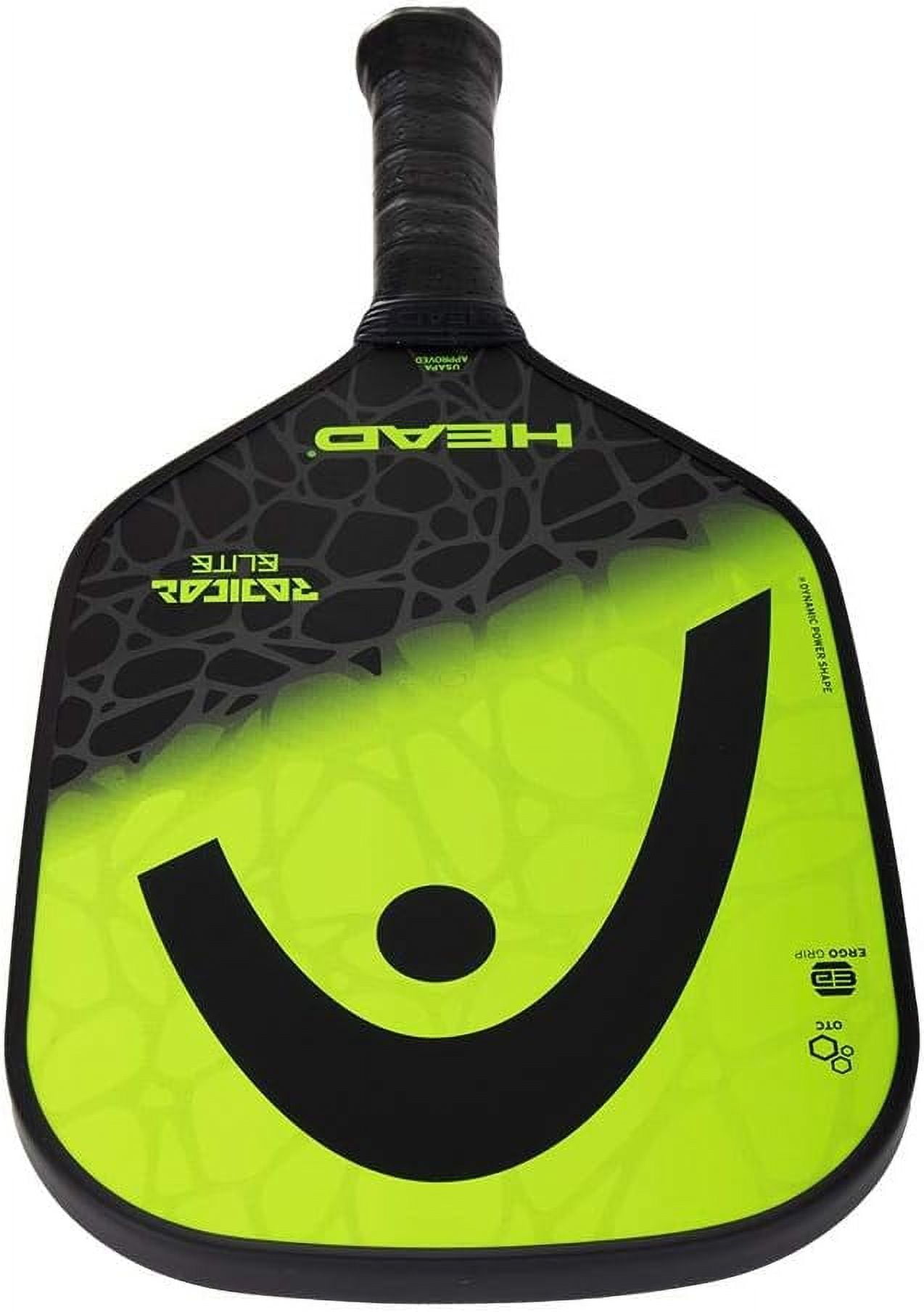 HEAD Radical Elite Pickleball Paddle (Black, 8.1 oz) rrh9b