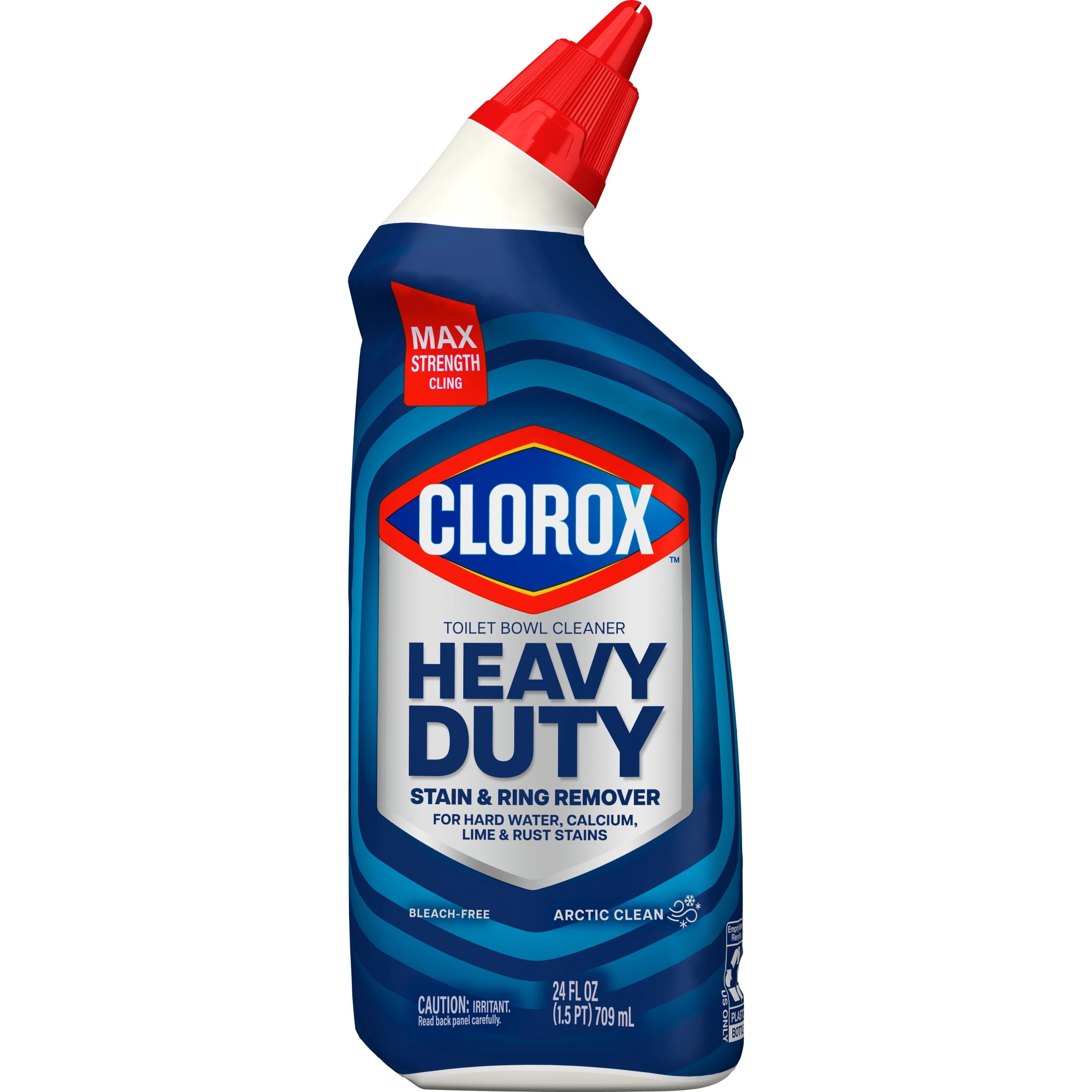 Clorox Toilet Bowl Cleaner Heavy Duty Stain and Ring Remover (Arctic Clean, 24 fl oz) yxrmf