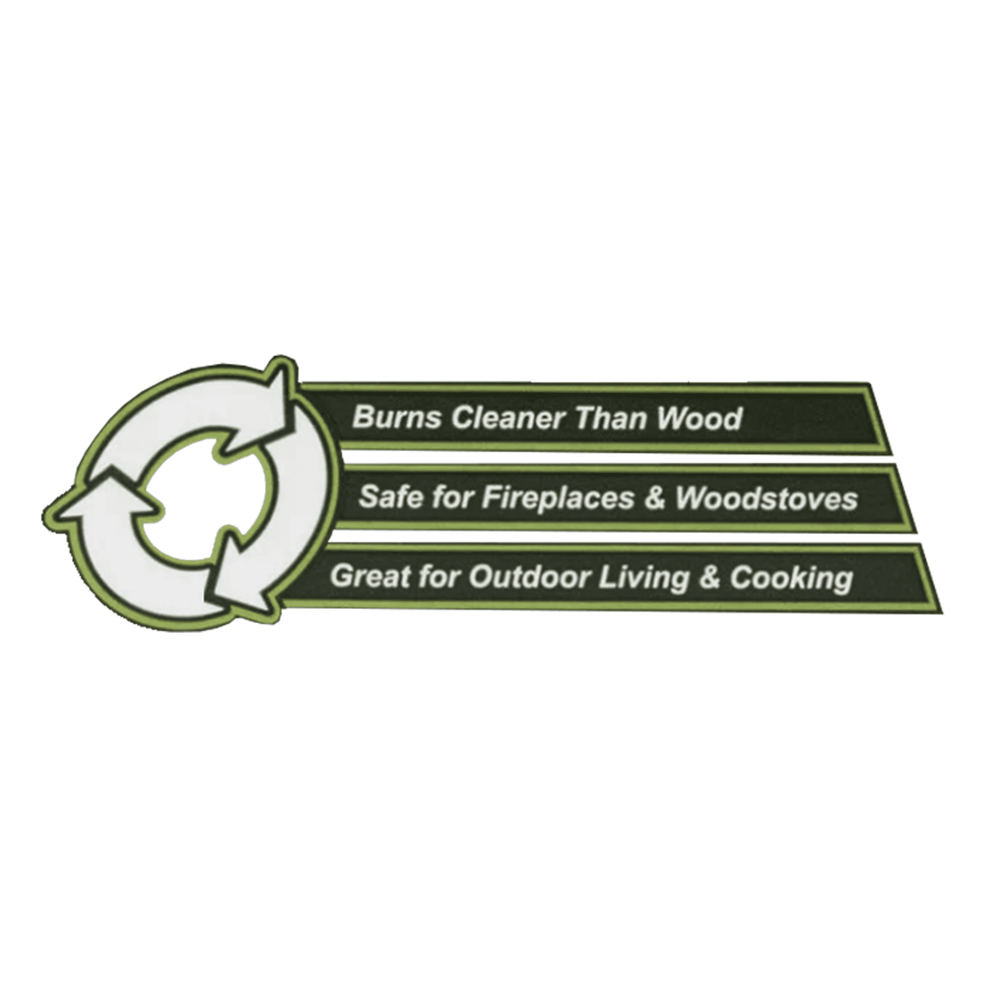Enviro-Log Indoor and Outdoor Fire Logs, Clean-Burning Recycled Material (6 Count, 4.3 lb Each) gt8pj