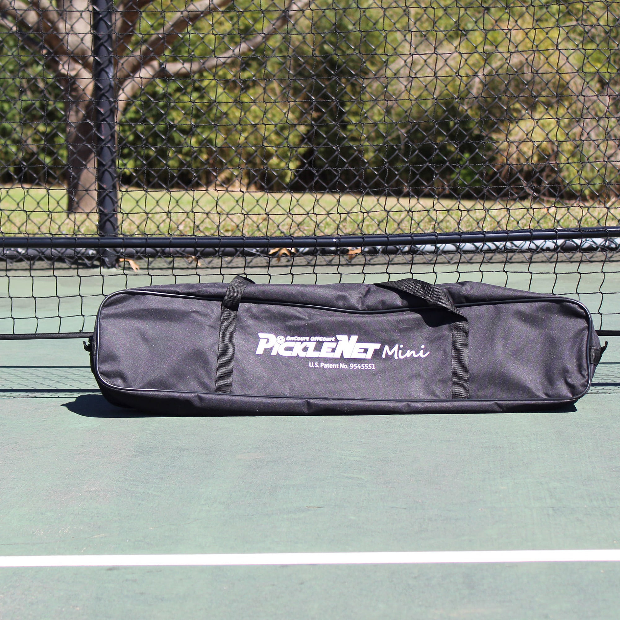 Oncourt Offcourt PickleNet Mini Portable Pickleball Net (White, 10 ft) 8u5js